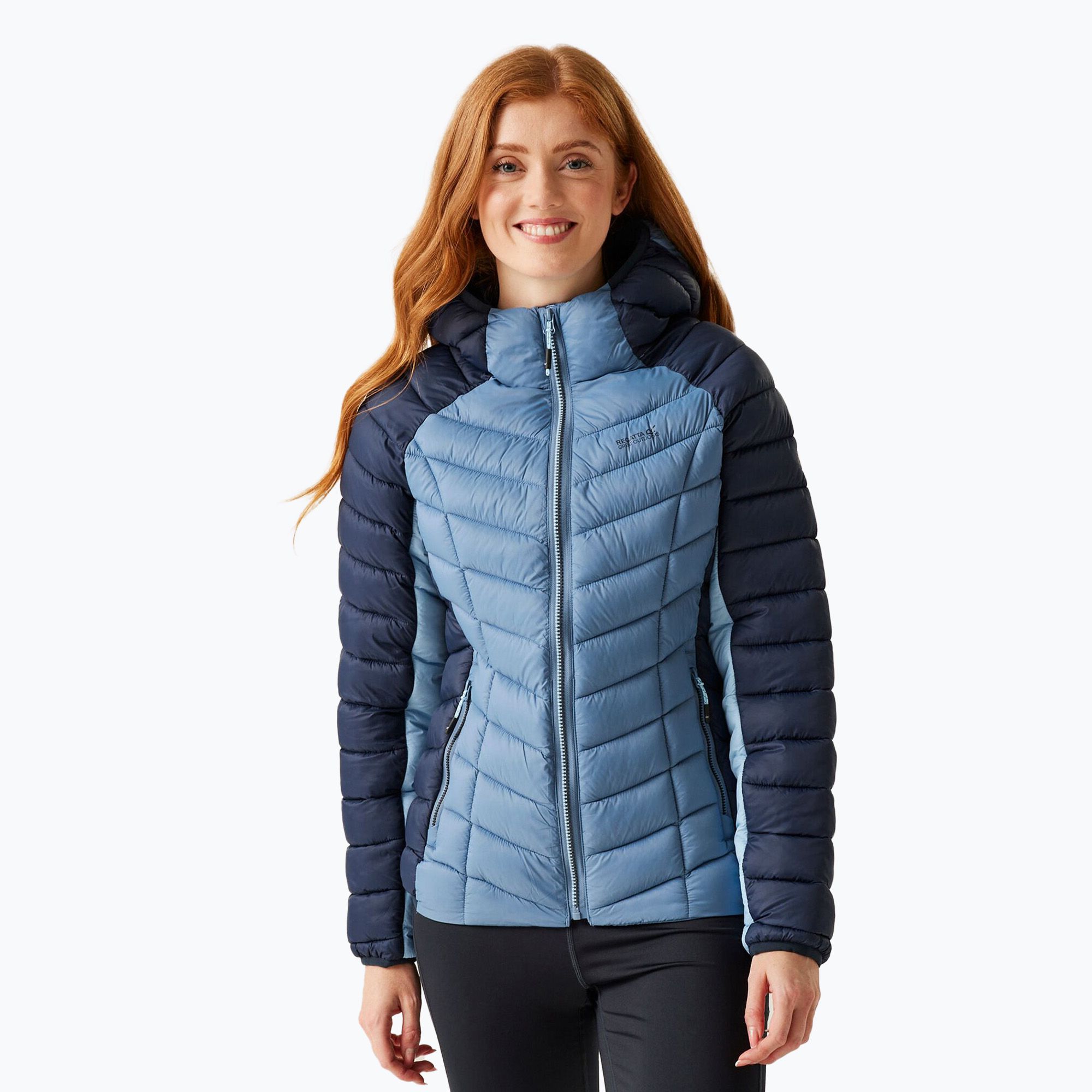 Kurtka damska REGATTA Hooded Dalent navy/coronet blue 