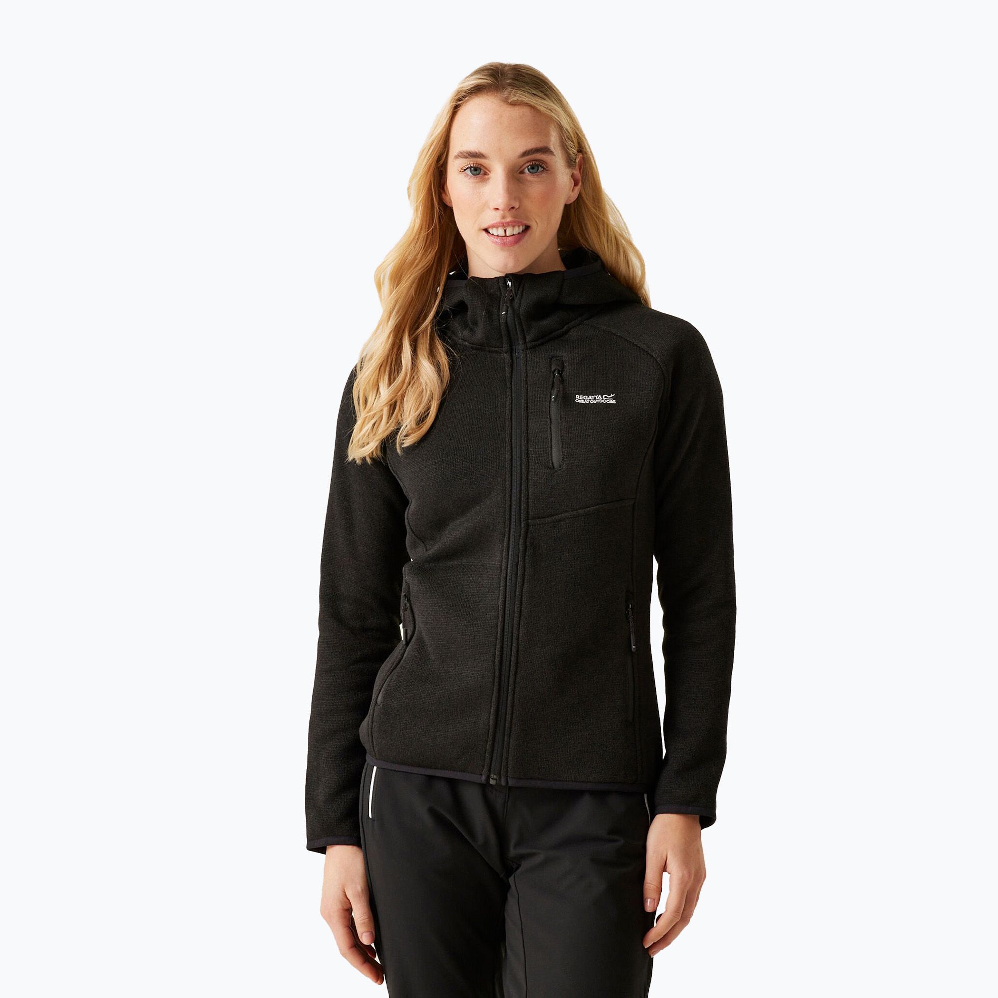 Bluza trekkingowa damska REGATTA Hooded Newhill black 
