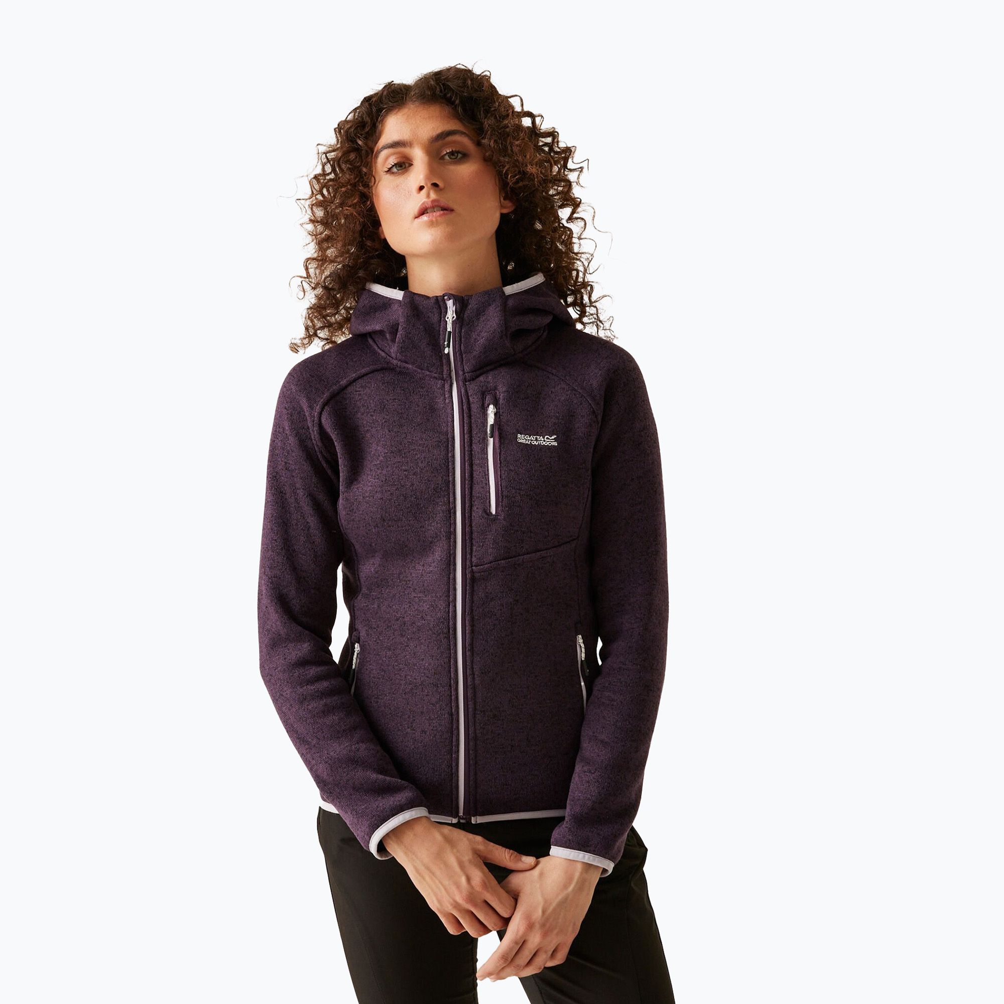 Bluza trekkingowa damska REGATTA Hooded Newhill deep plum 
