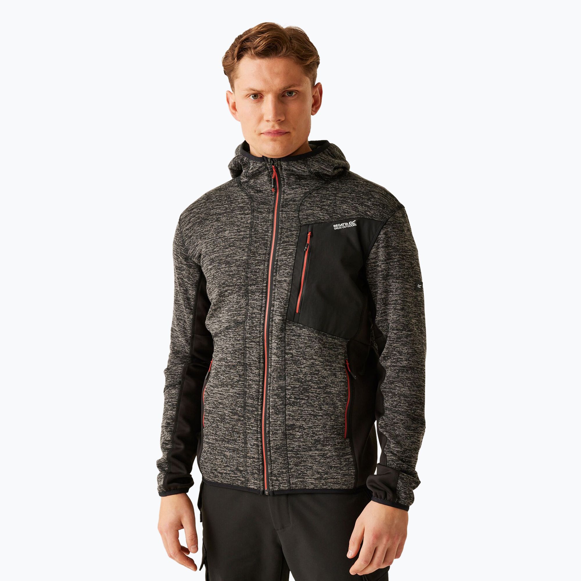 Bluza męska REGATTA Alven ash marl/black 