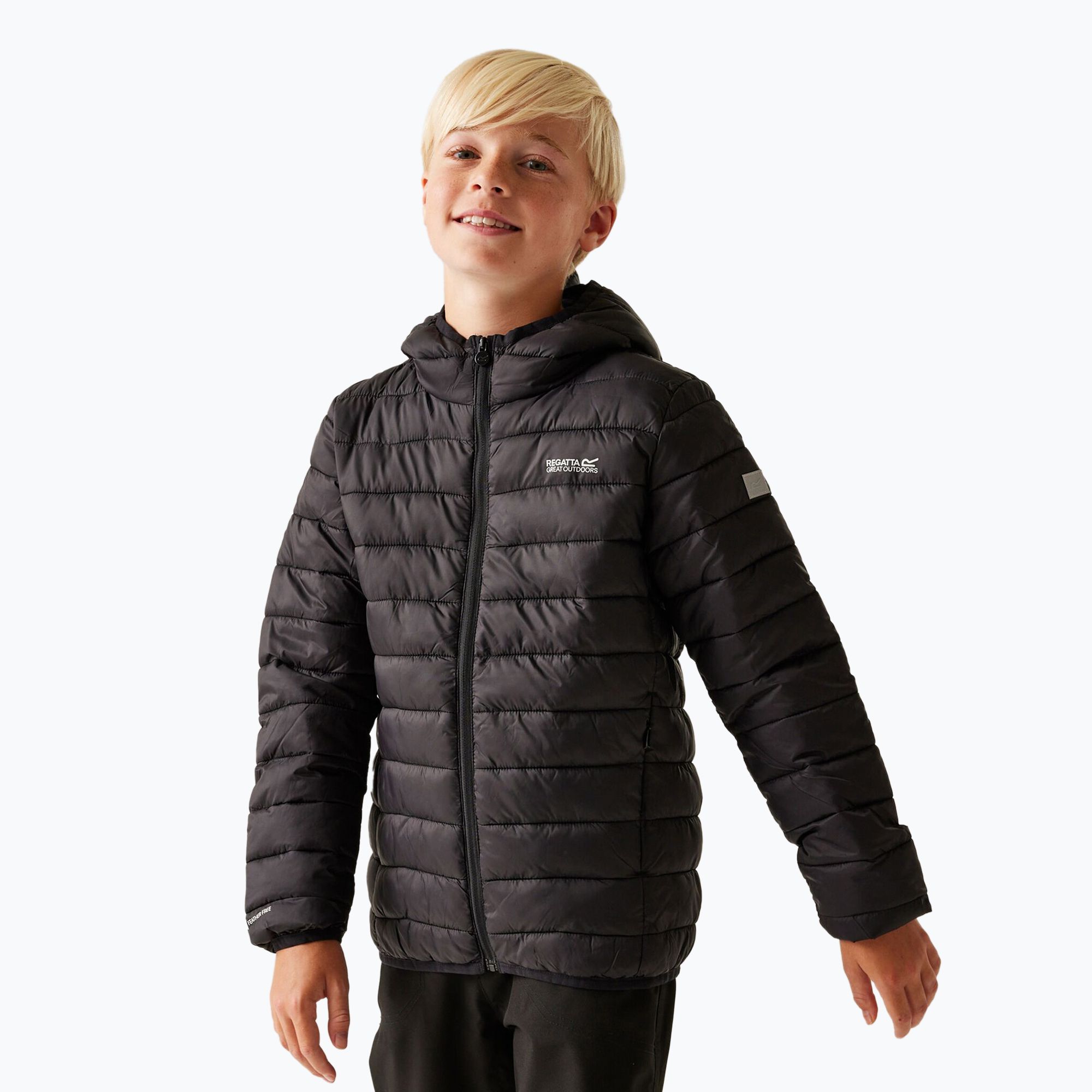 Kurtka dziecięca REGATTA Junior Hooded Marizion black 