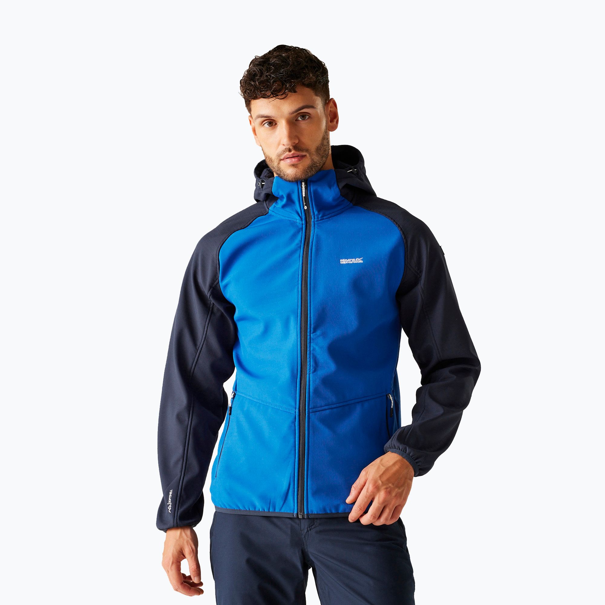 Kurtka softshell męska REGATTA Arec III olymp blue/navy 