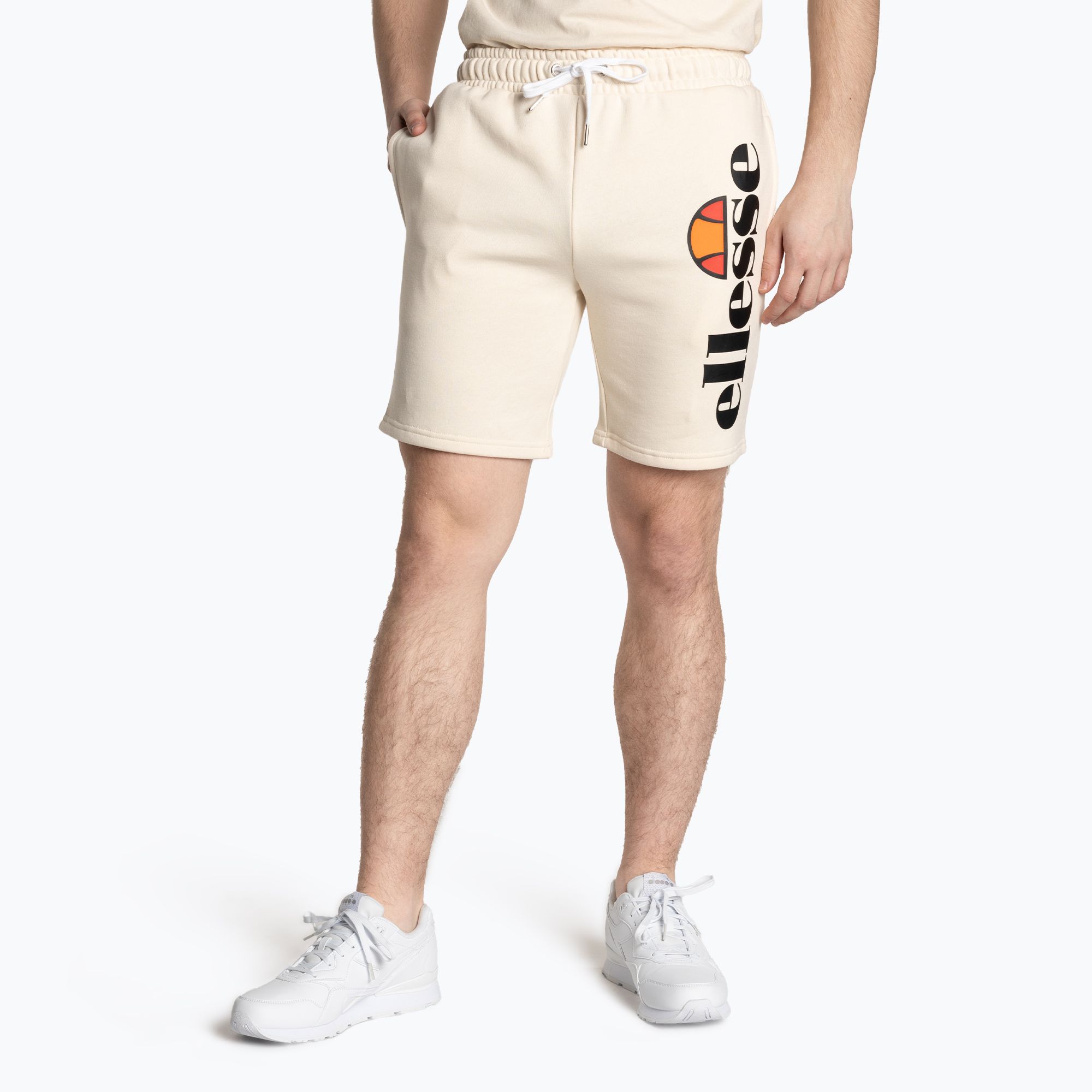 Spodenki męskie Ellesse Bossini Fleece off white 