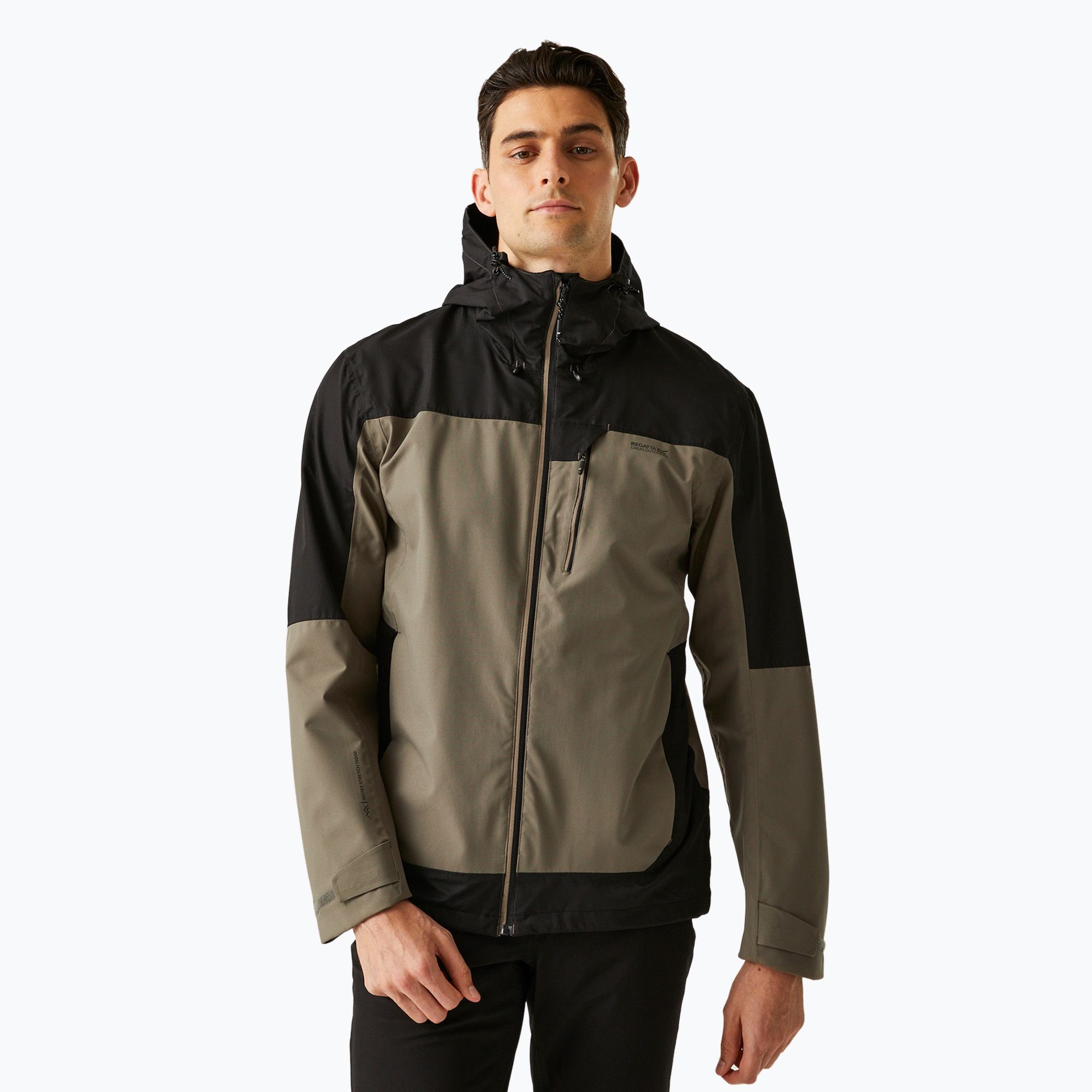 Kurtka przeciwdeszczowa męska REGATTA Highton Stretch IV treetop/blck 