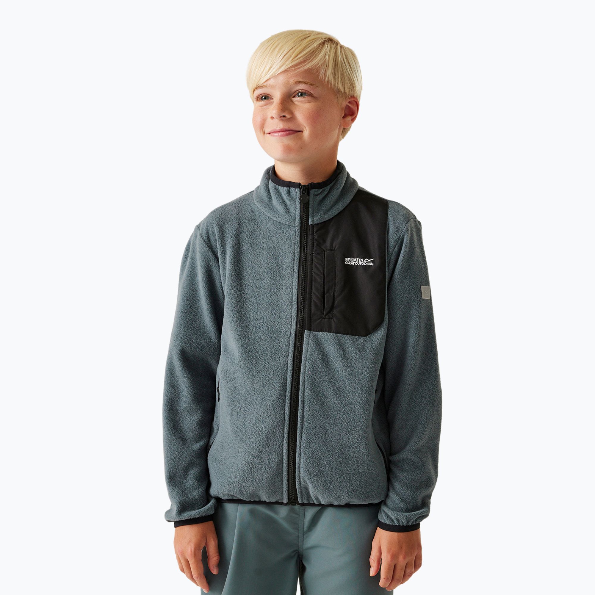 Bluza polarowa dziecięca REGATTA Frankie Full Zip stormy weather 