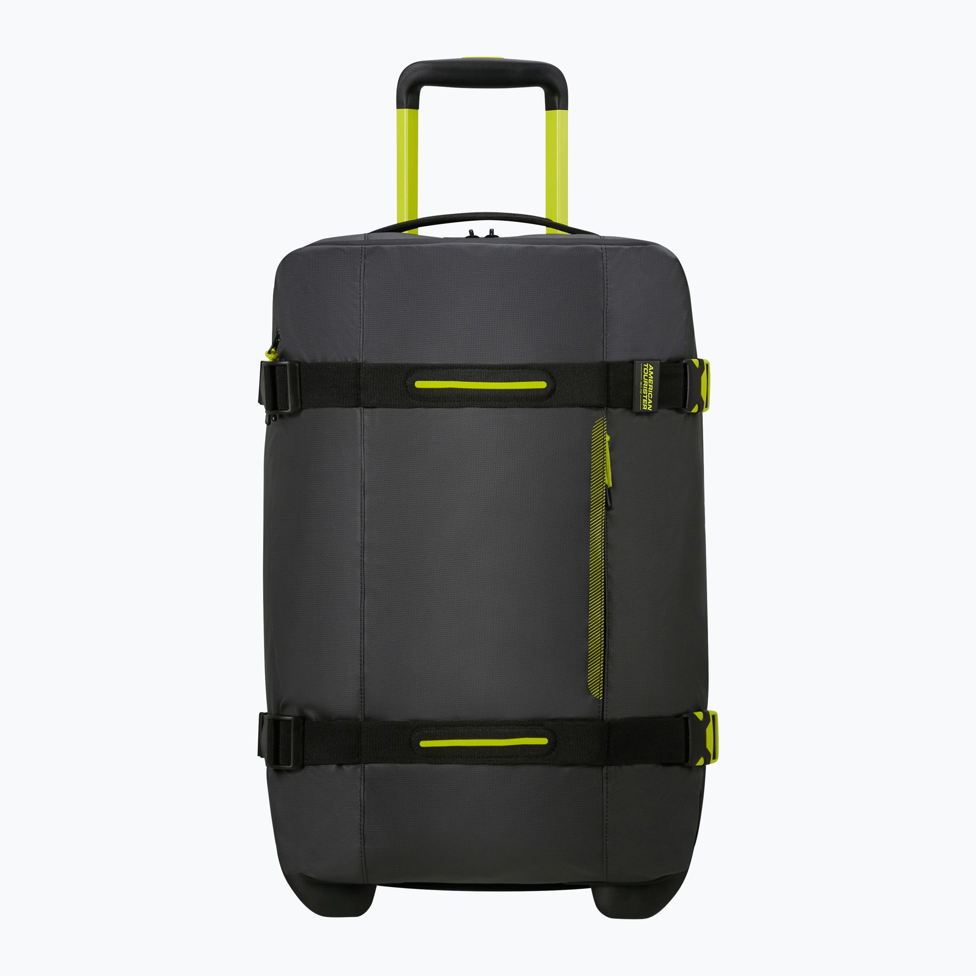 Walizka podróżna American Tourister Urban Track Duffle With Wheels 55 l black/lime 
