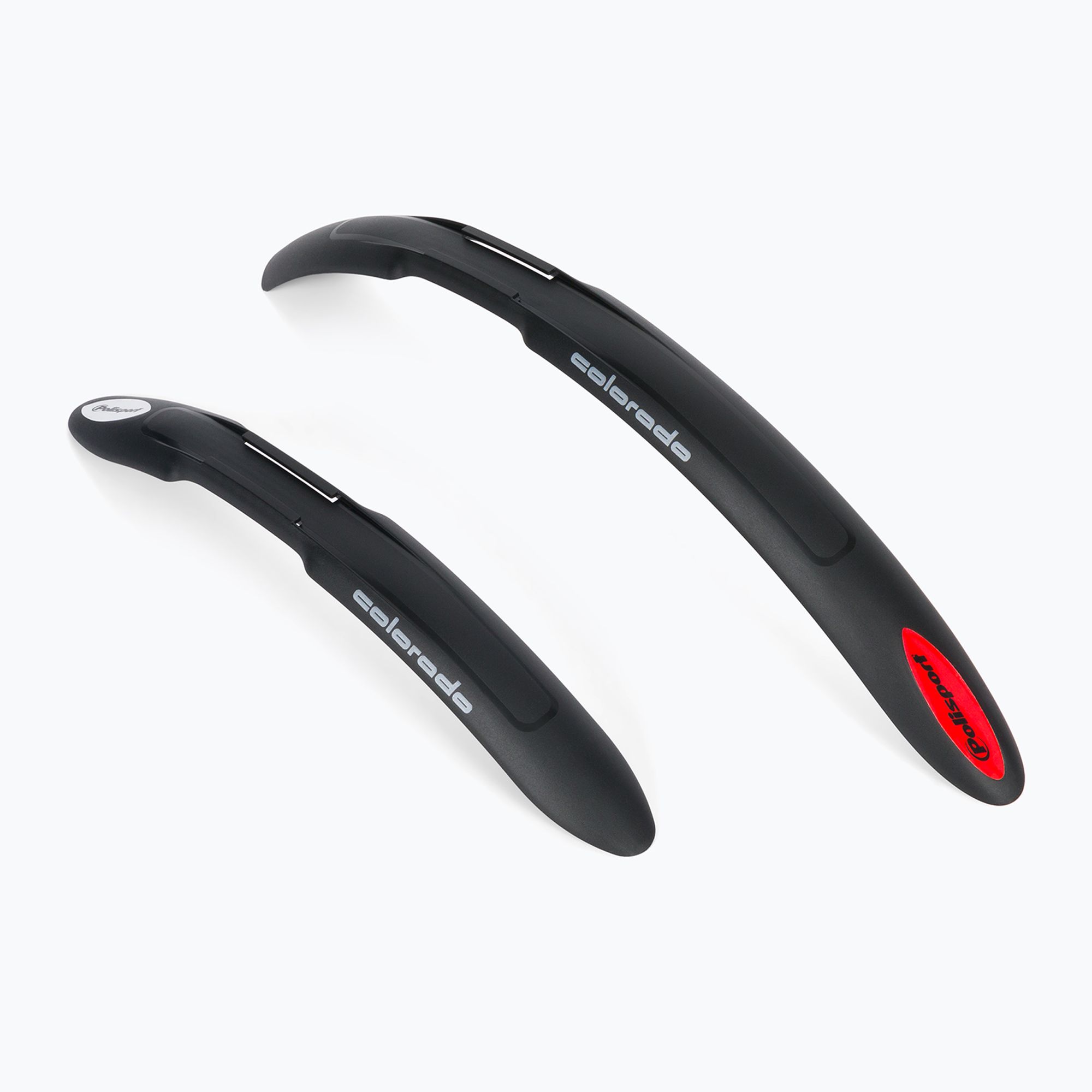 Parafanghi Polisport Colorado Clip-On Per Bici 28'' - Ant. 565mm E Post. 765mm, Con Aste E Kit Montaggio