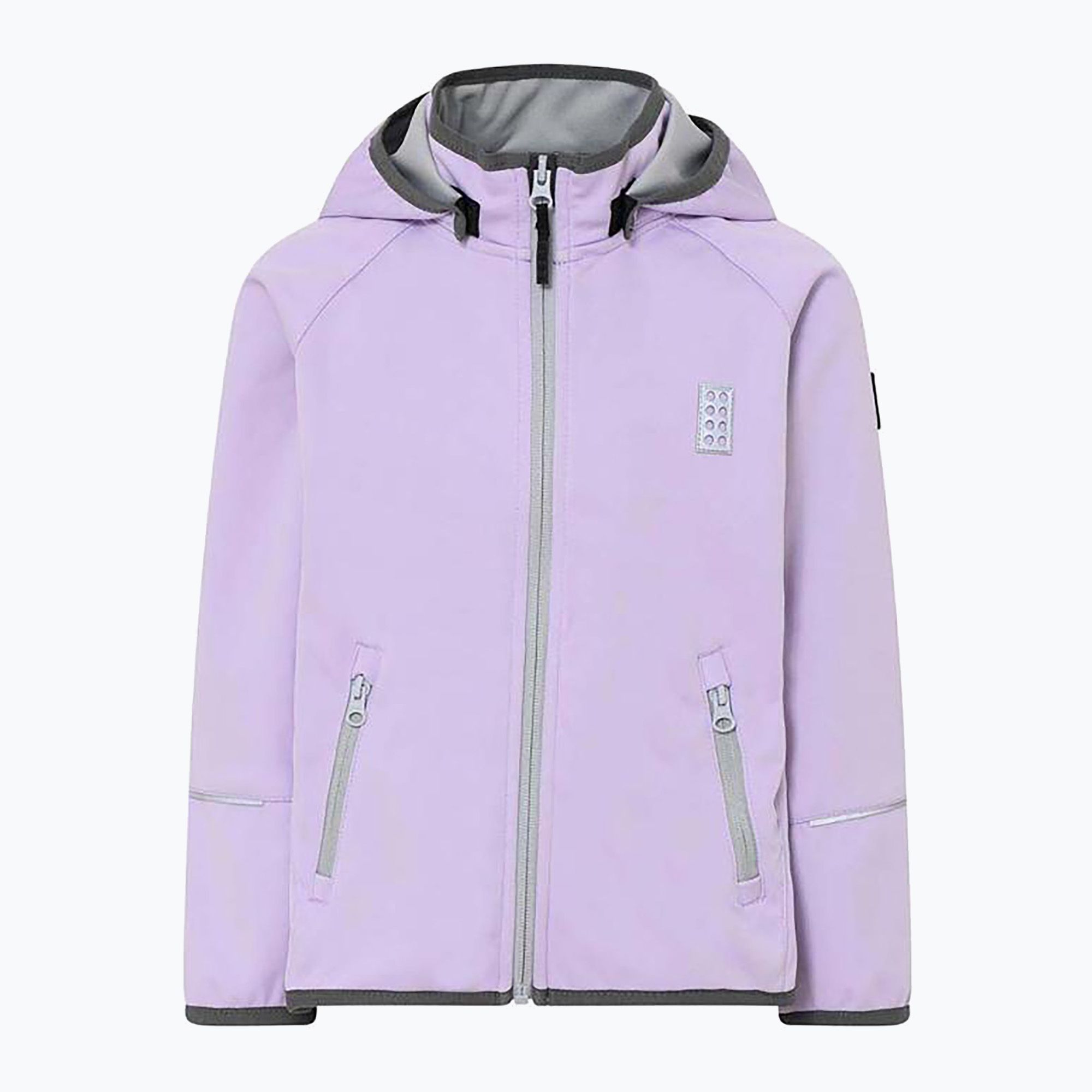 Kurtka softshell dziecięca LEGO Lwsefrit 200 purple 