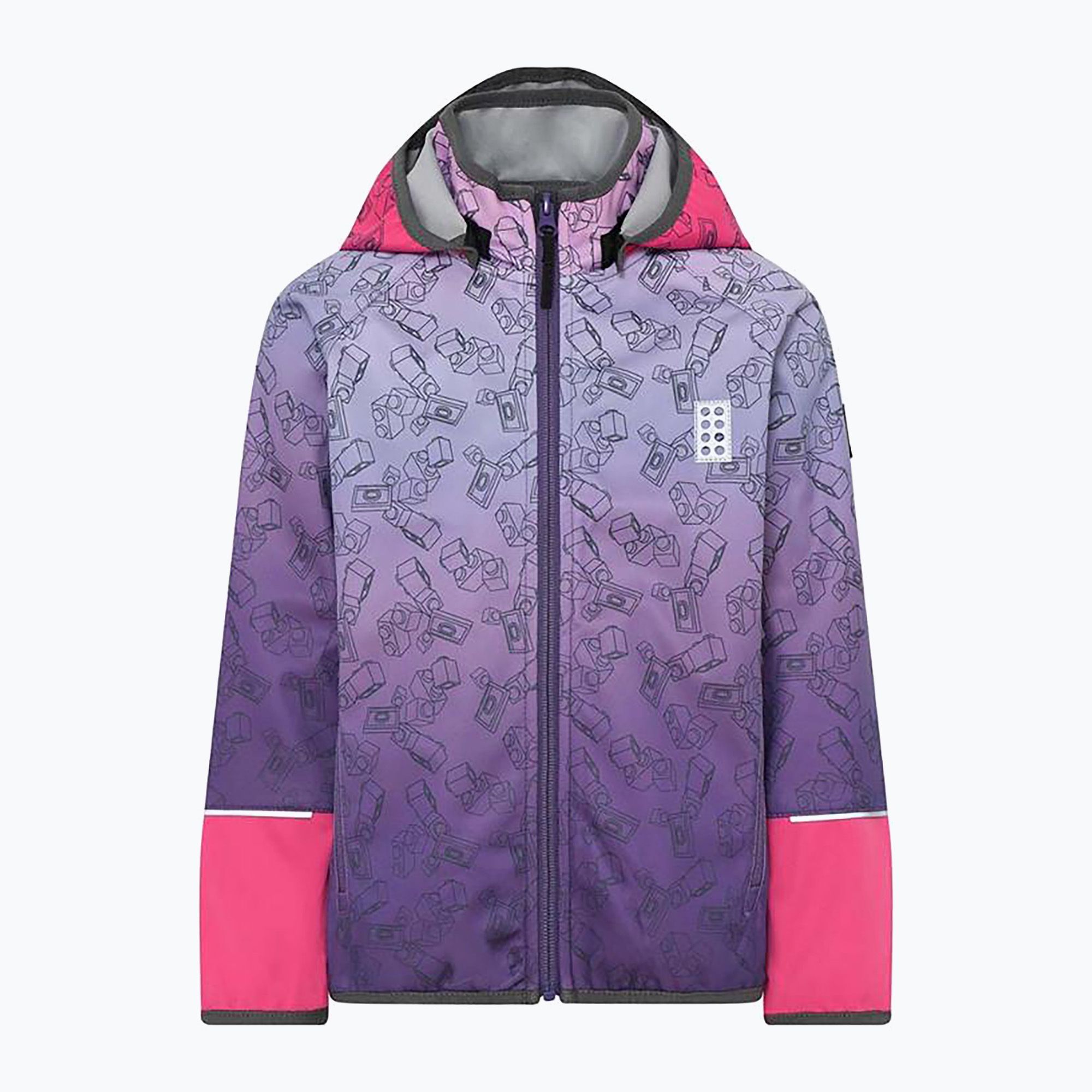 Kurtka softshell dziecięca LEGO Lwstorm 204 lilac rose 
