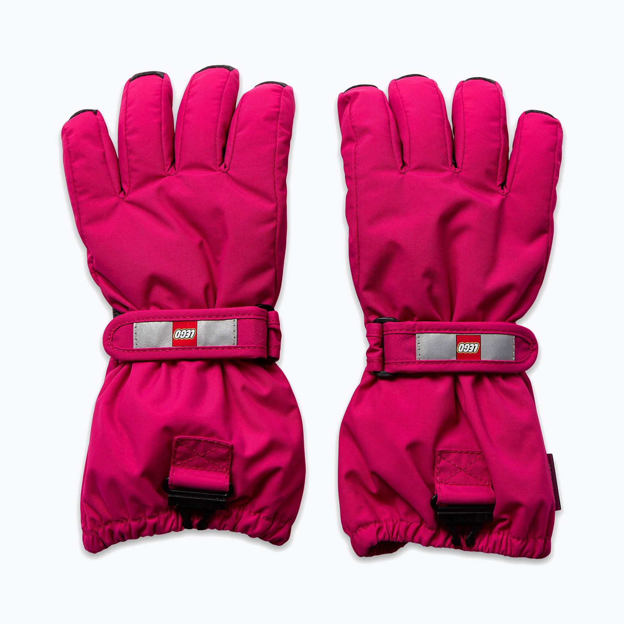 Rękawice narciarskie dziecięce LEGO Lwatlin 700 dark pink 