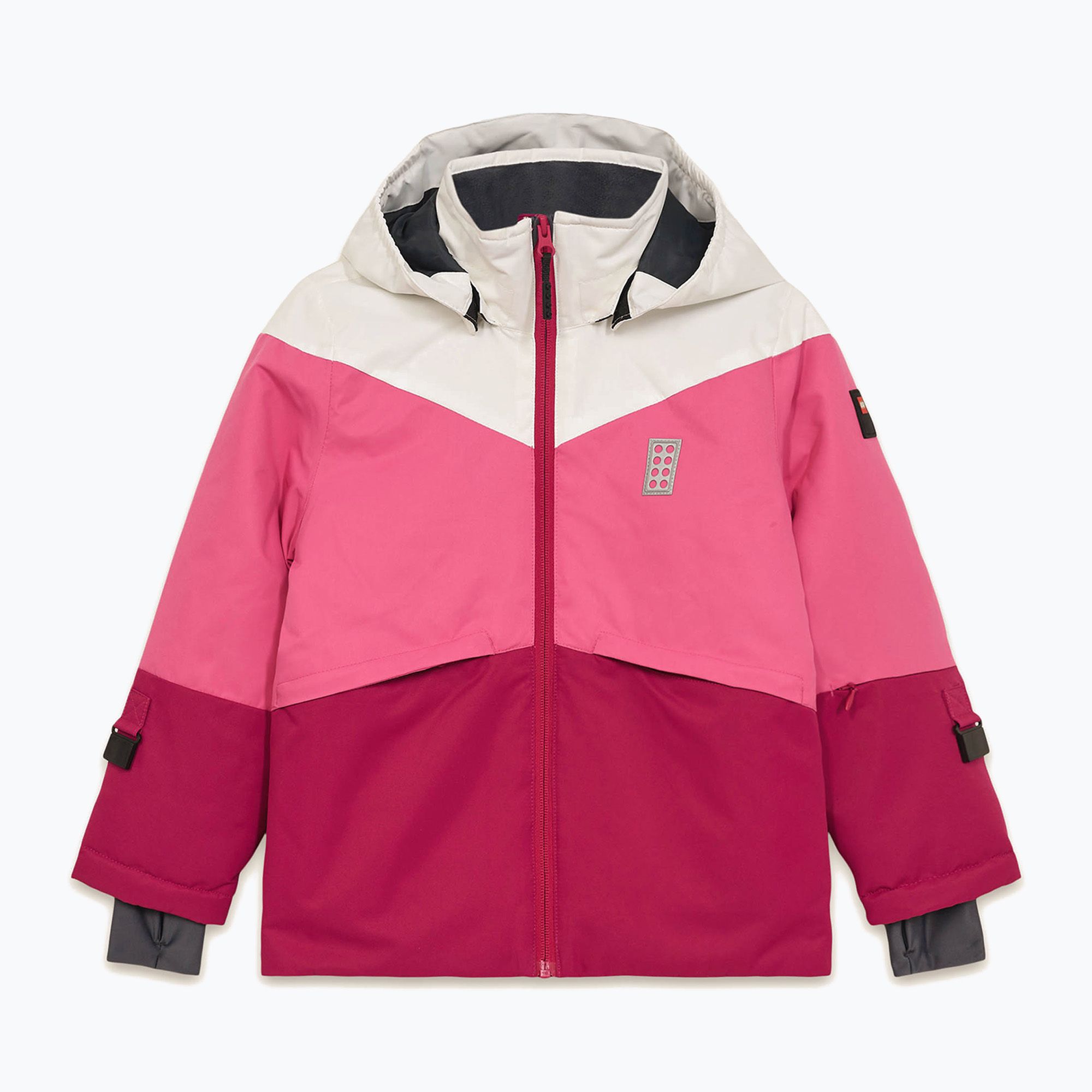 Kurtka narciarska dziecięca LEGO Lwjested 708 dark pink 