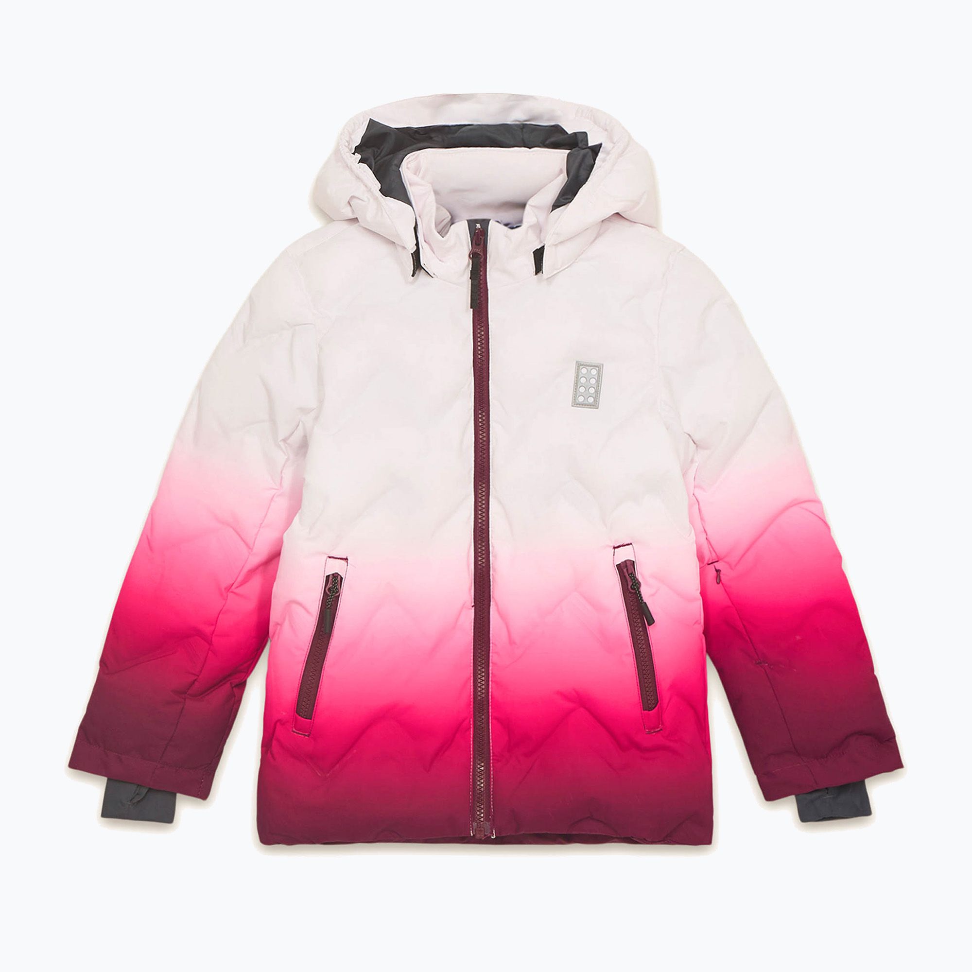 Kurtka narciarska dziecięca LEGO Lwjested 709 dark pink 