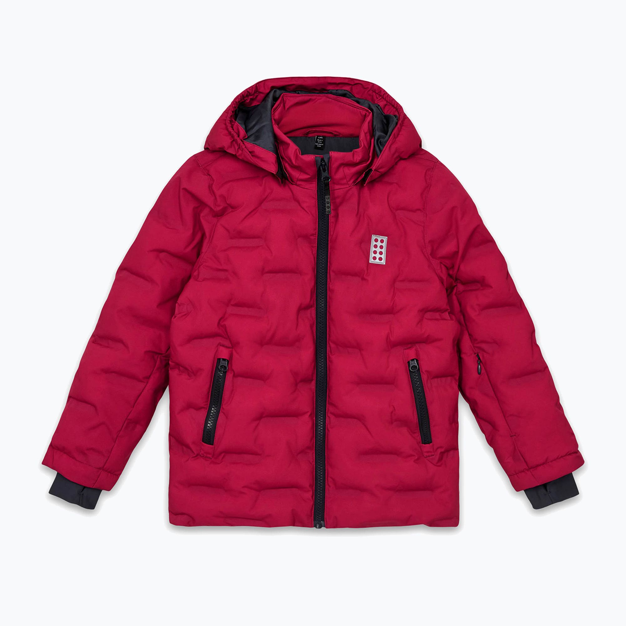 Kurtka narciarska dziecięca LEGO Lwjipe 706 dark pink 