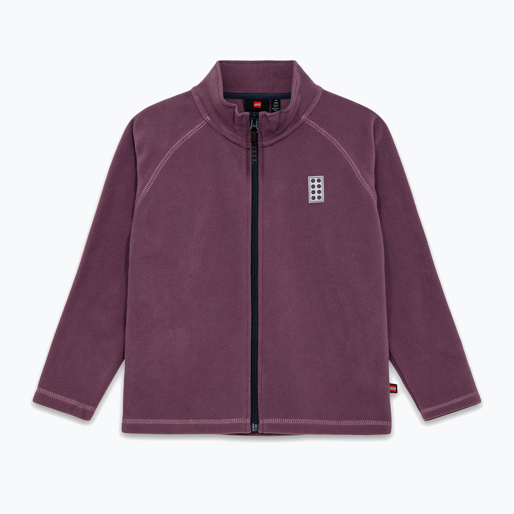 Bluza polarowa dziecięca LEGO Lwsinclair 703 dark purple 