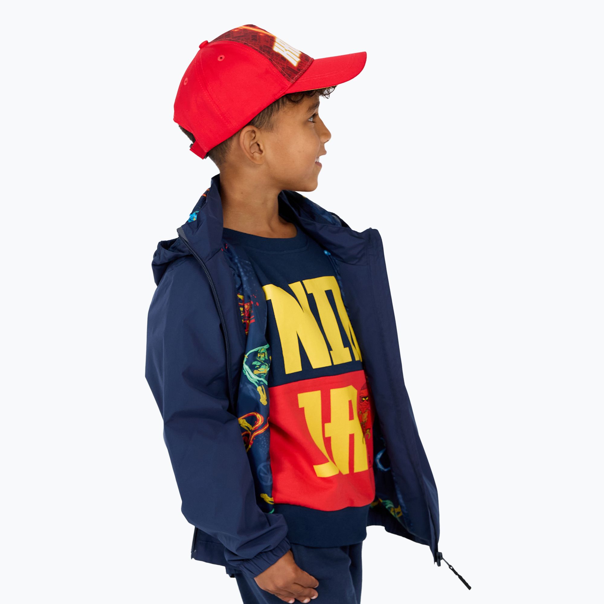 Kurtka dziecięca LEGO Lwjaz 202 dark navy 