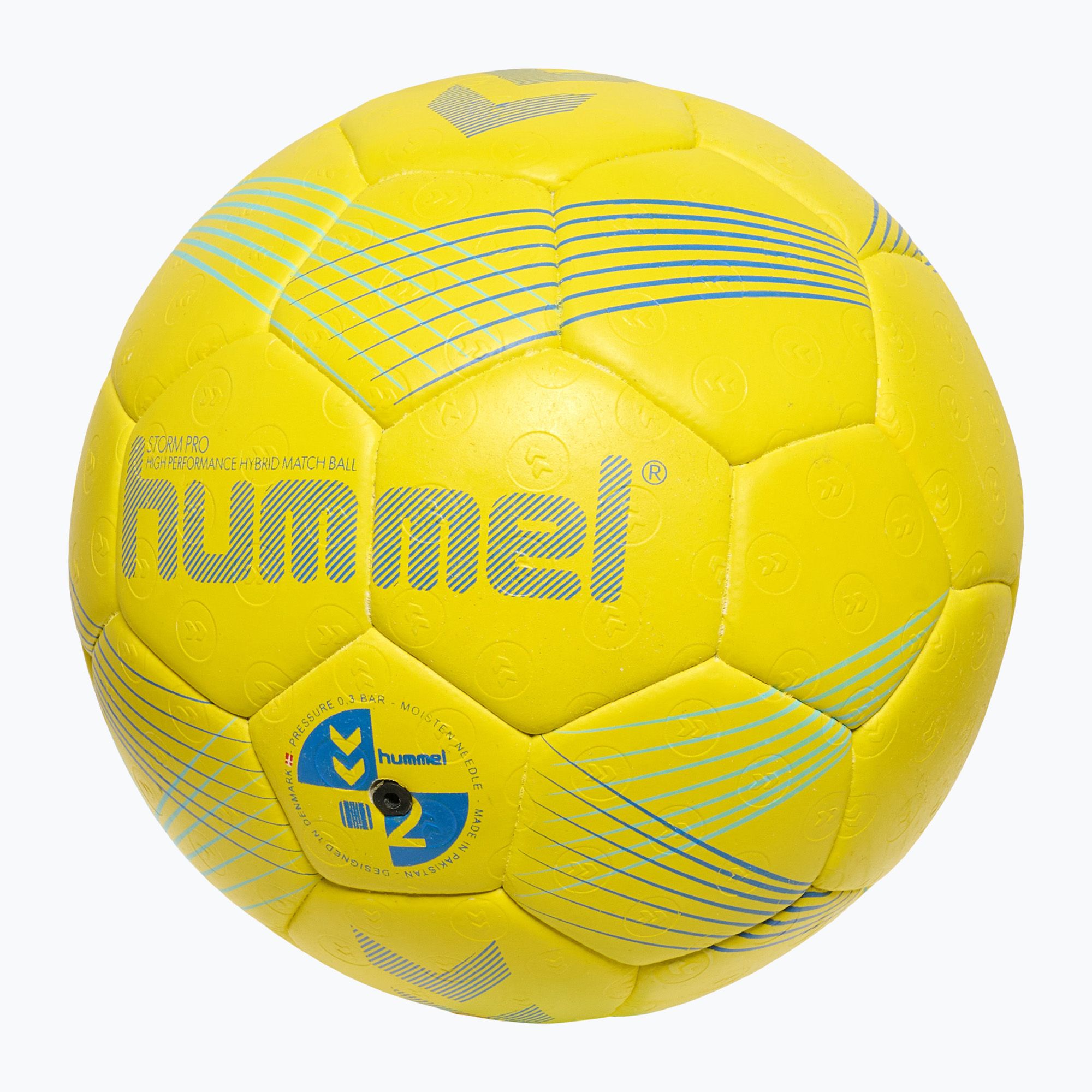 Piłka do piłki ręcznej Hummel Strom Pro HB yellow/blue/marine rozmiar 2 