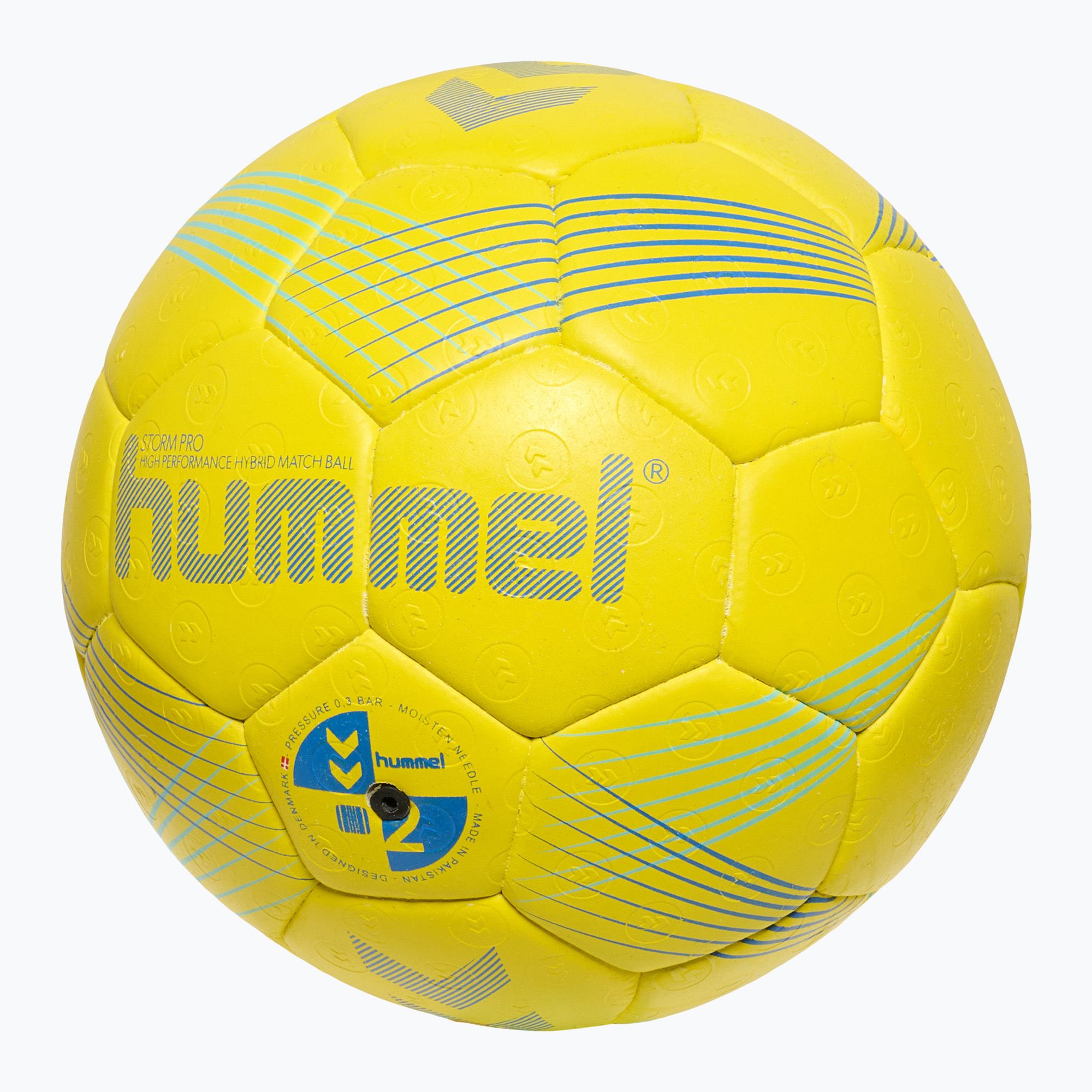 Piłka do piłki ręcznej Hummel Strom Pro HB yellow/blue/marine rozmiar 3 