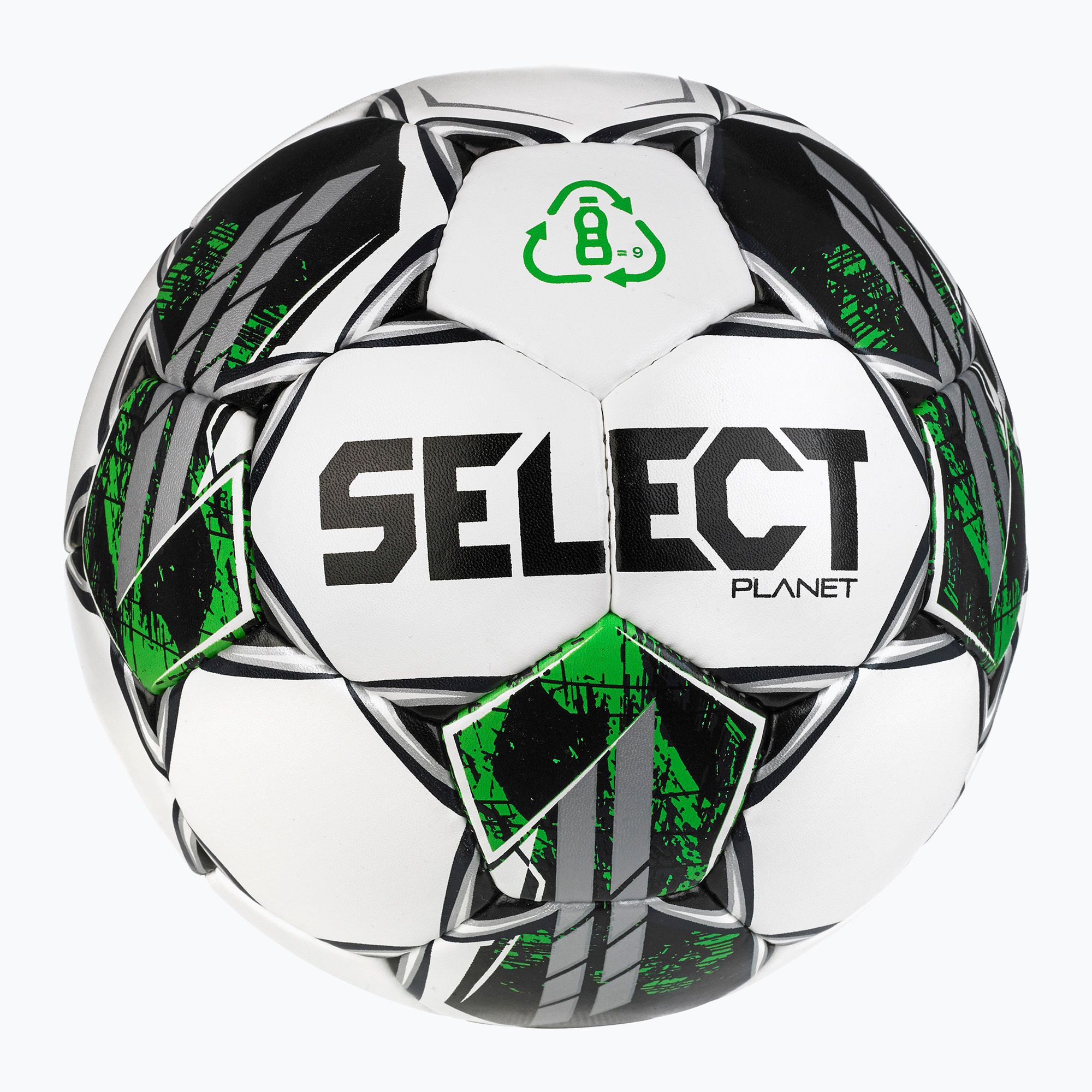 Piłka do piłki nożnej SELECT Planet v23 white/green rozmiar 5 