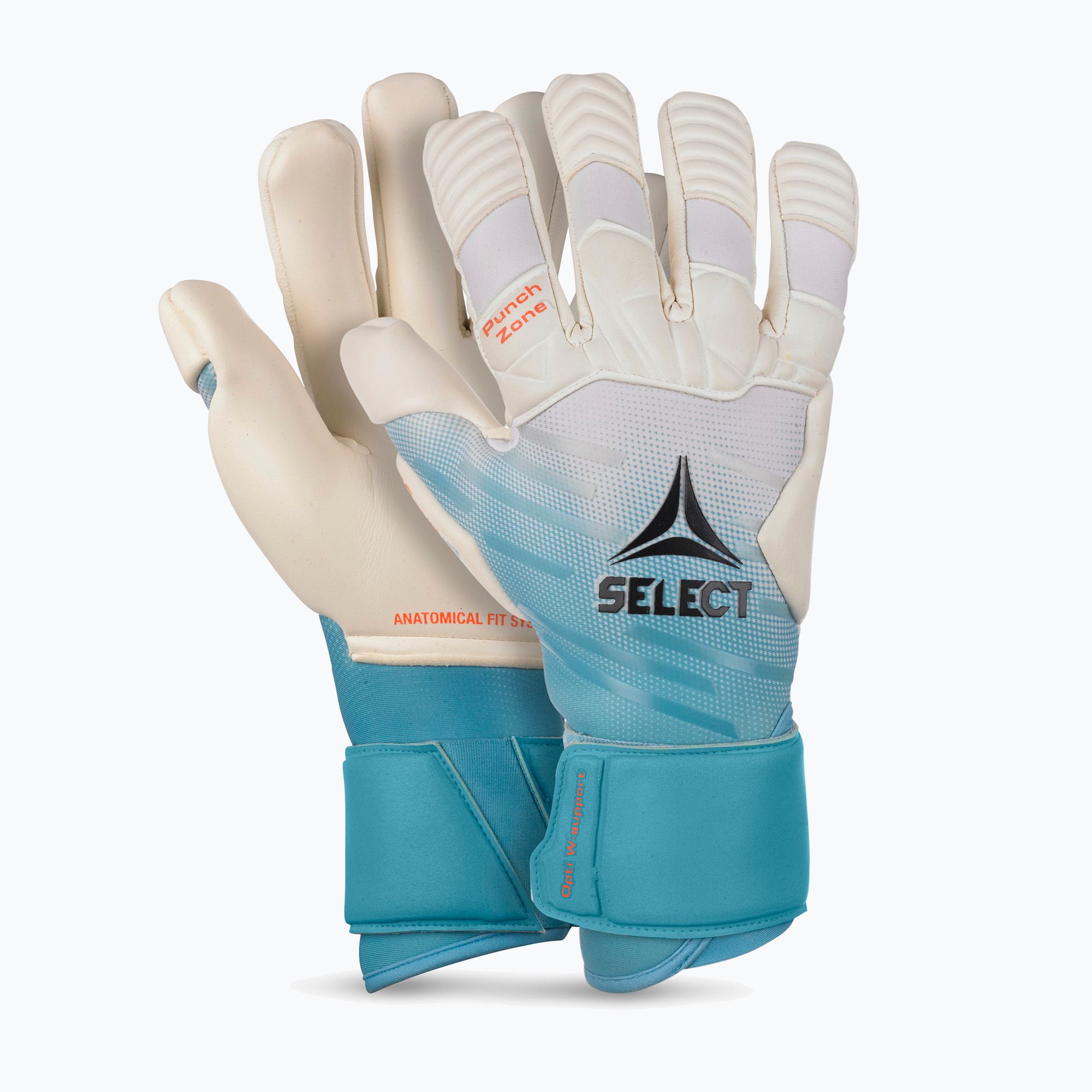 Rękawice bramkarskie SELECT 88 Pro Grip Aqua v23 turquoise/white 