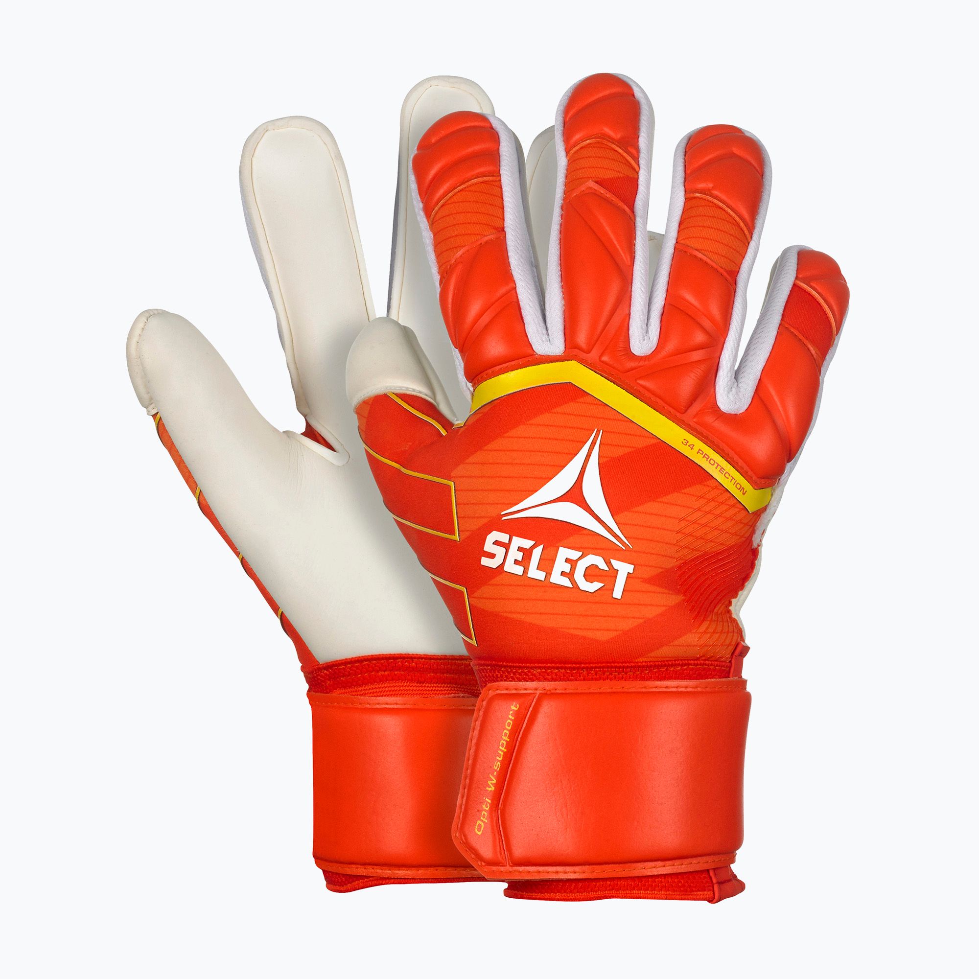 Rękawice bramkarskie dziecięce SELECT 34 Protection v24 orange/white 