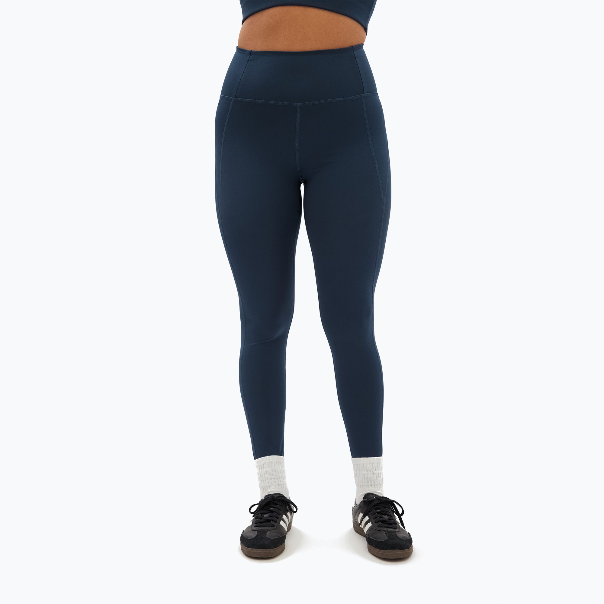 Legginsy treningowe damskie Girlfriend Collective Compressive midnight 