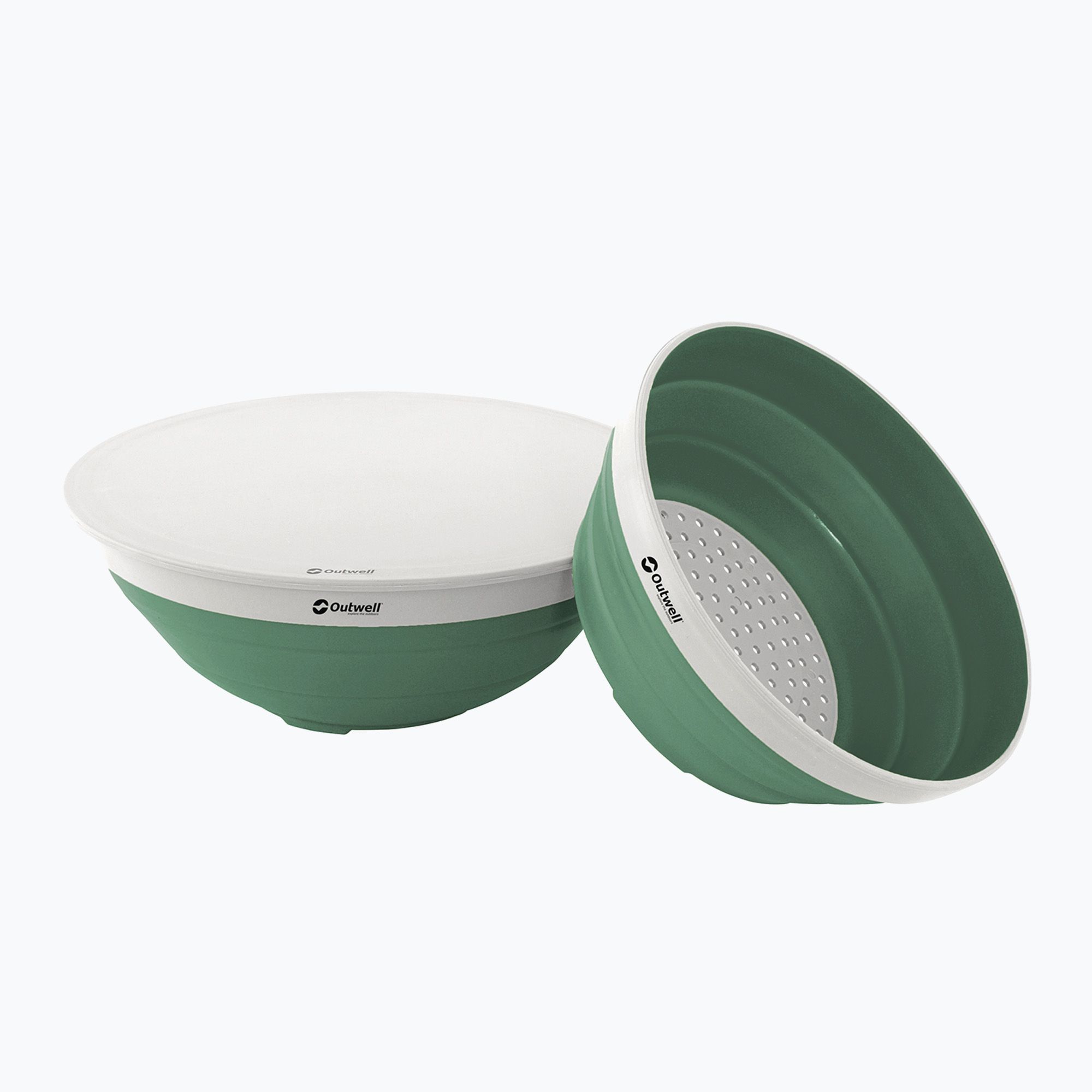 Naczynia Outwell Collaps Bowl And Colander Set shadow green 