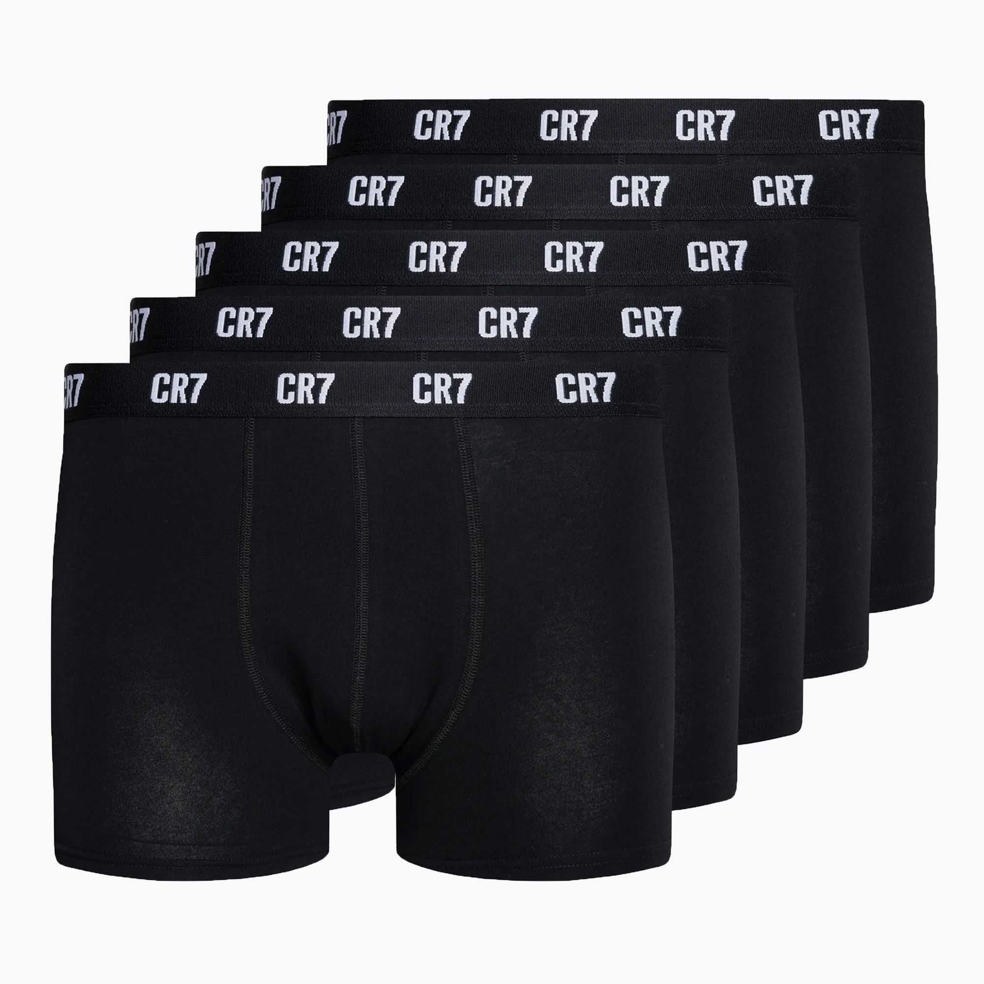 Bokserki męskie CR7 Basic Trunk 5 par 2900 black 