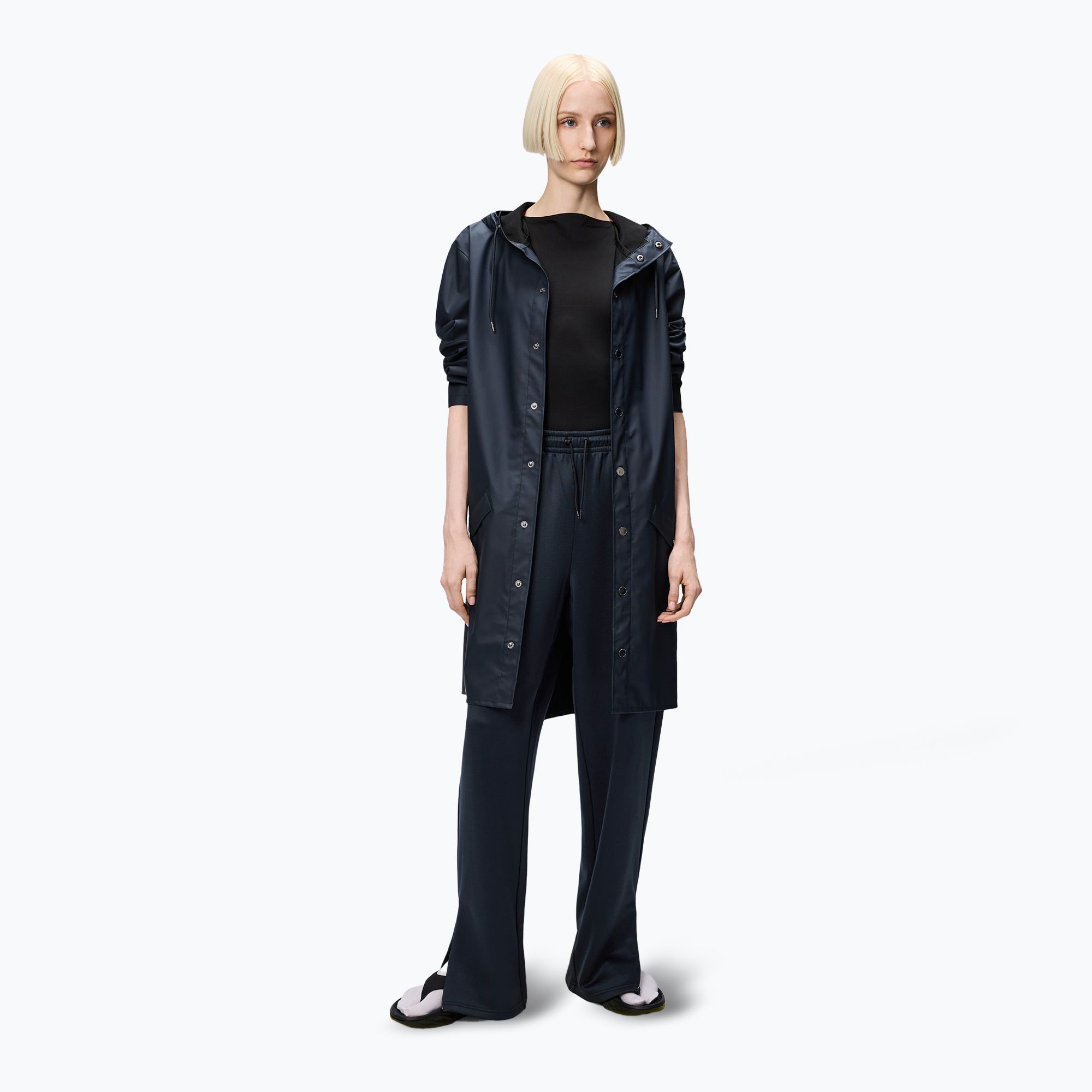 Kurtka Rains Long Jacket navy 