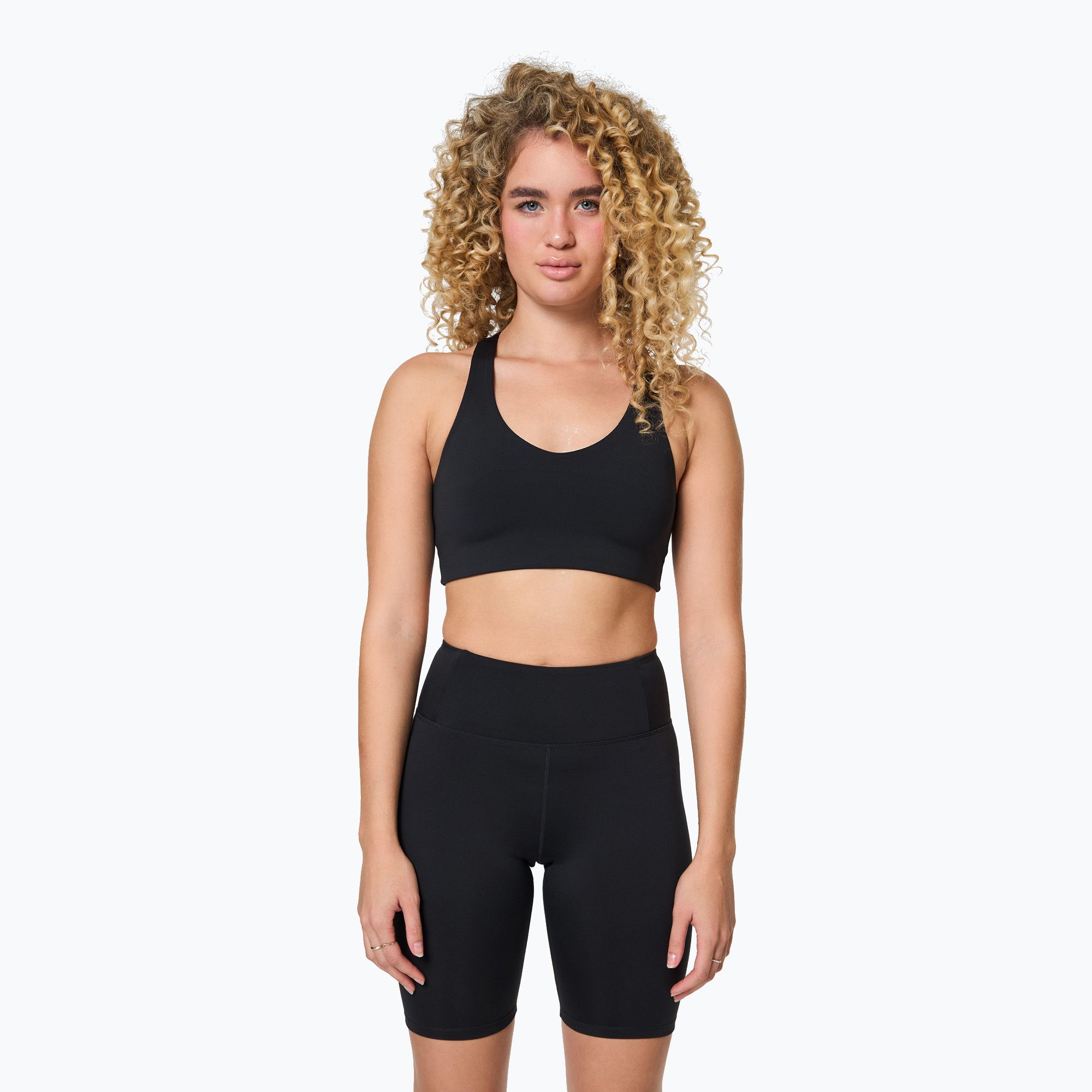 Biustonosz treningowy Girlfriend Collective Float Lola black 