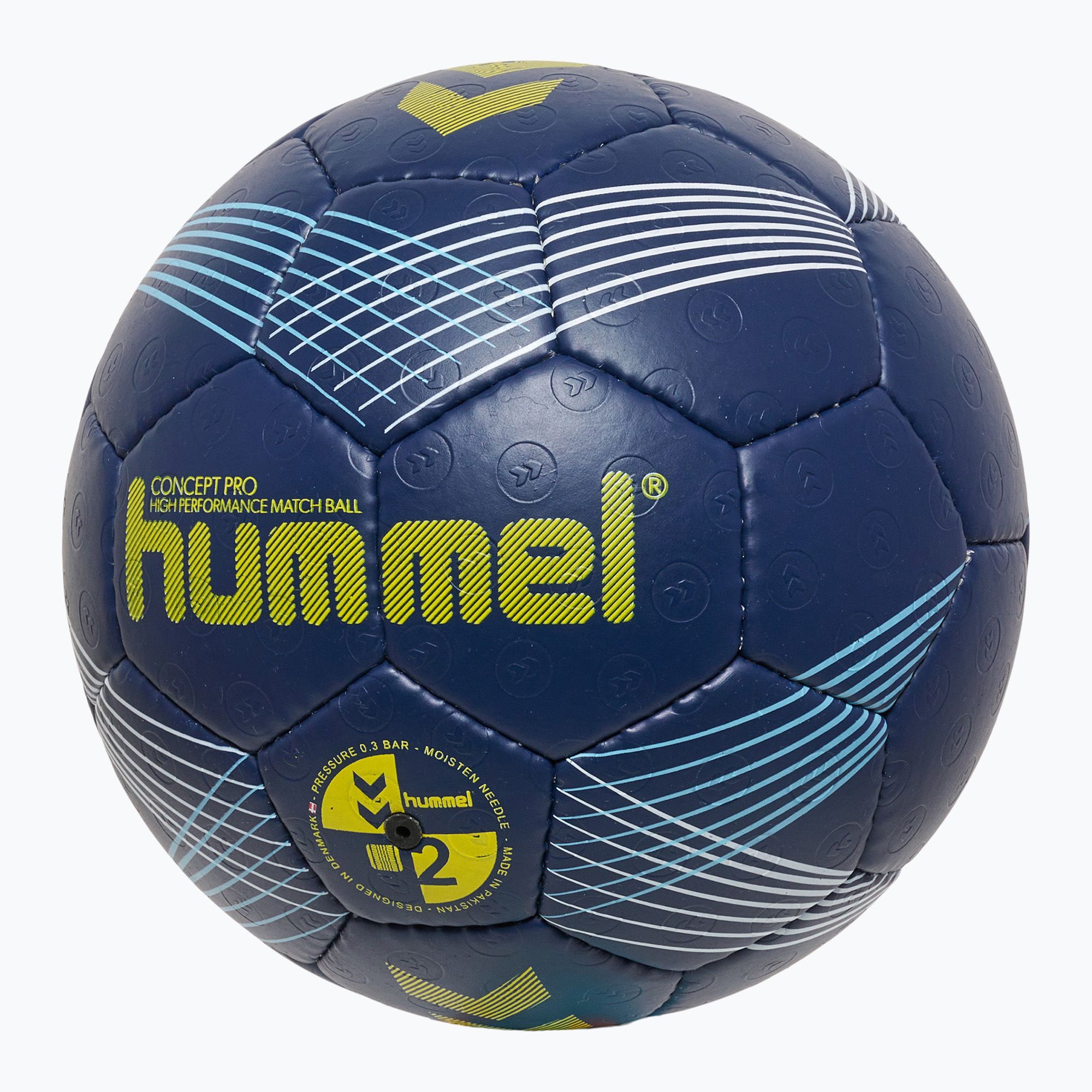 Piłka do piłki ręcznej Hummel Concept Pro HB marine/yellow rozmiar 2 