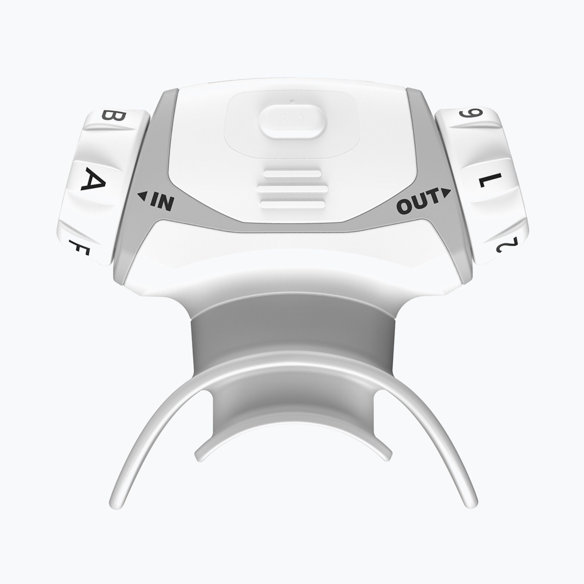 Trenażer oddechu Airofit Essential white/light grey 