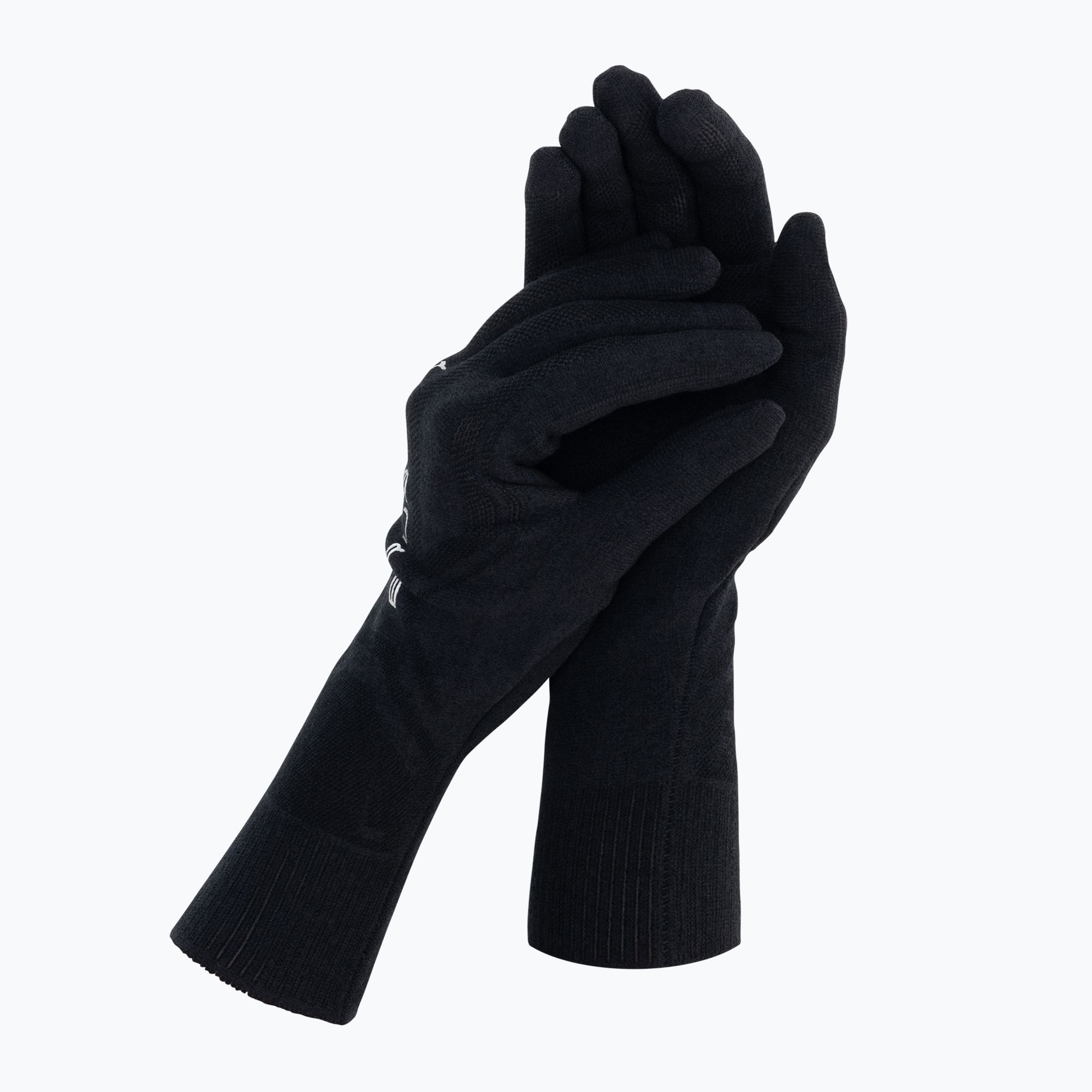 Rękawiczki do biegania Brubeck Merino Wool czarny 