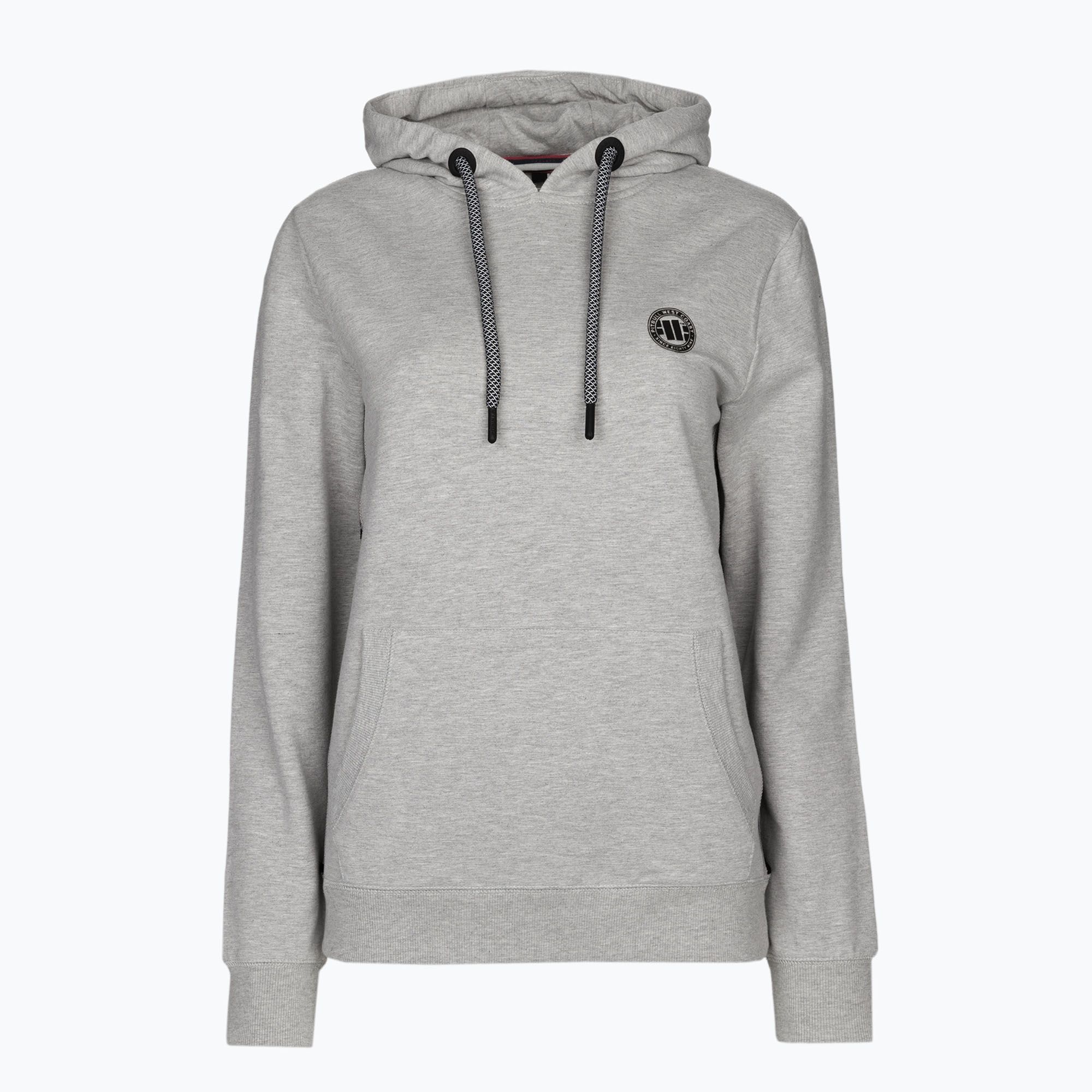 Bluza damska Pitbull Hooded F.Terry „Small Logo” grey/melange 