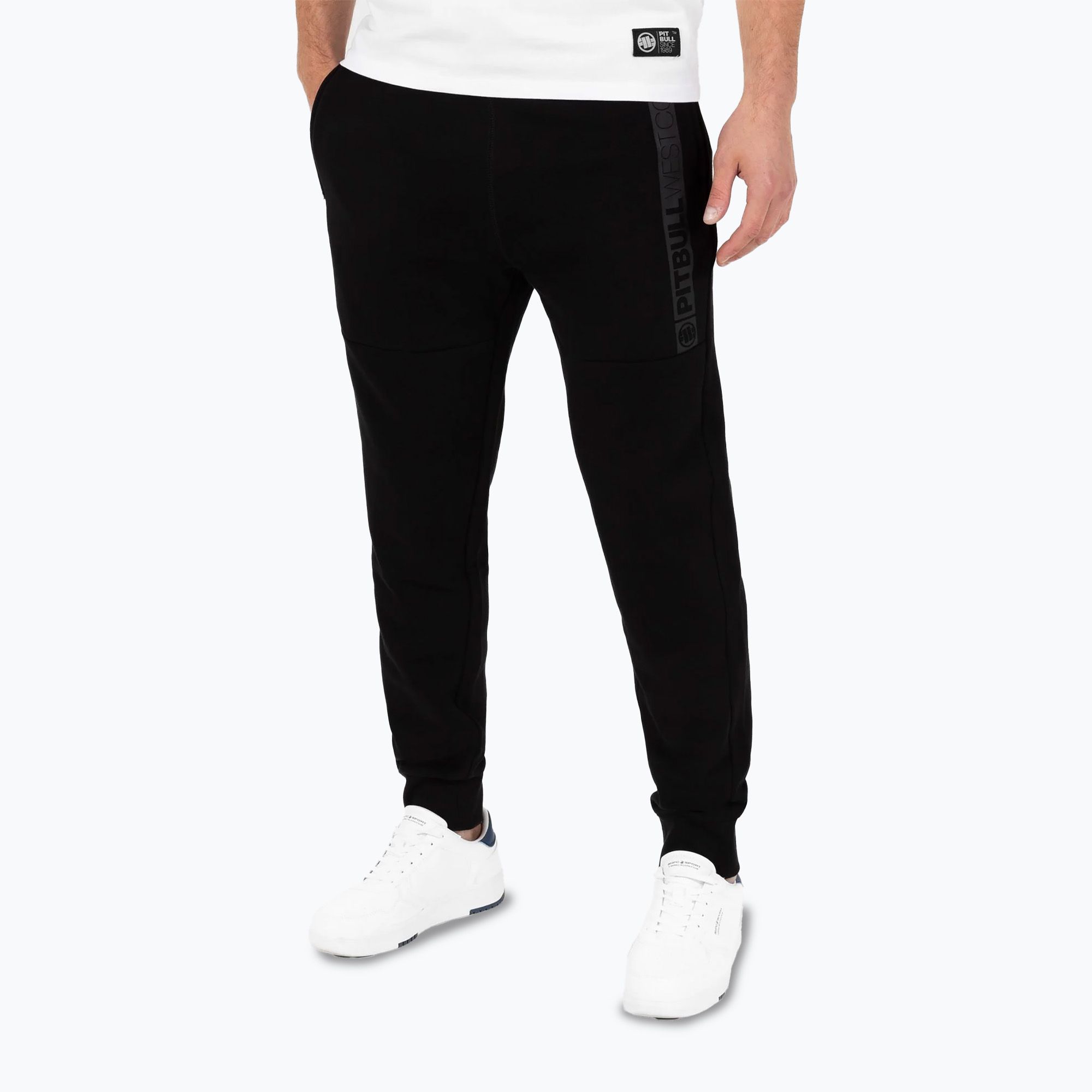 Spodnie męskie Pitbull New Hilltop Jogging black 