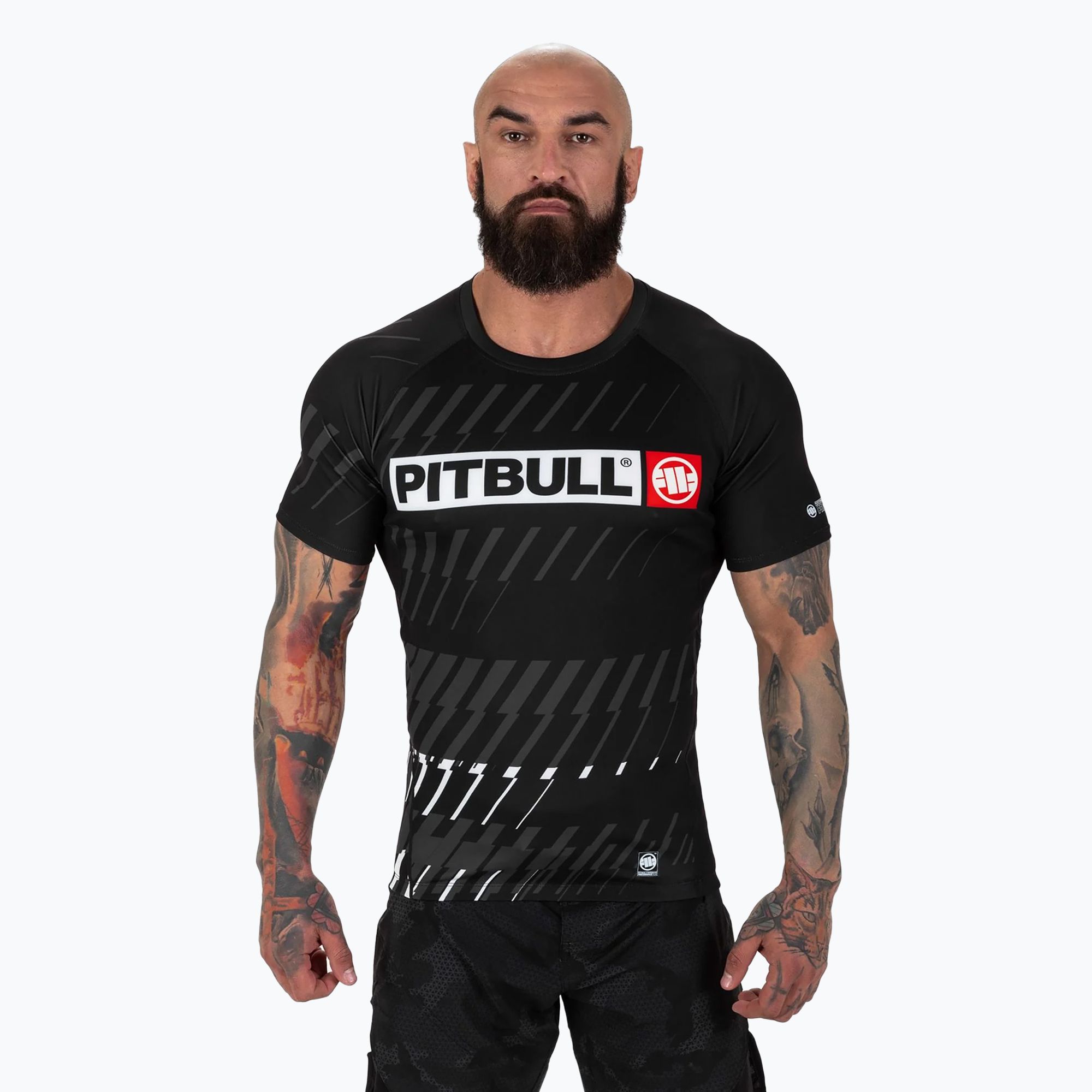Rashguard męski Pitbull Street Dog Rashguard black 