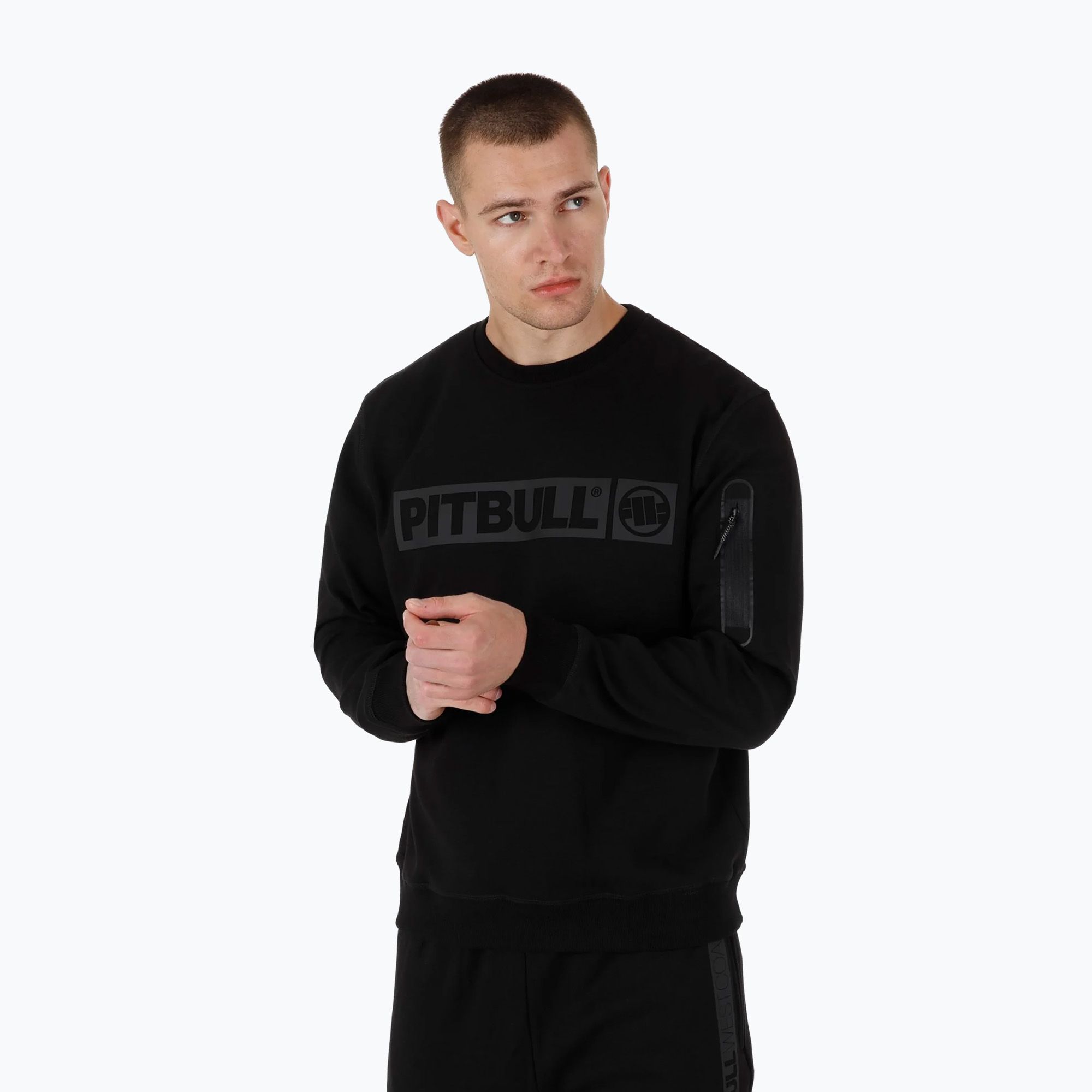 Bluza męska Pitbull Beyer Crewneck black 