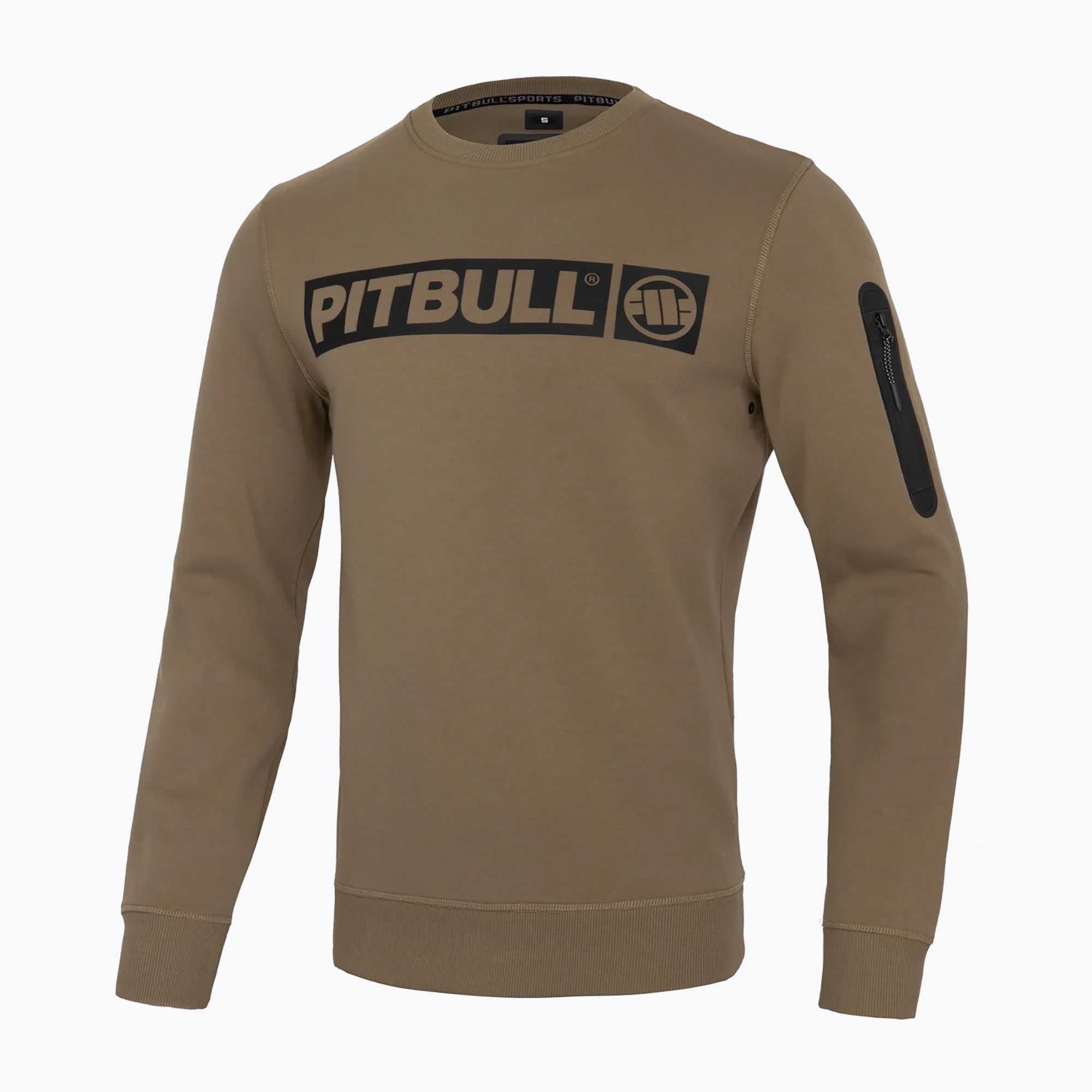 Bluza męska Pitbull Beyer Crewneck coyote brown 