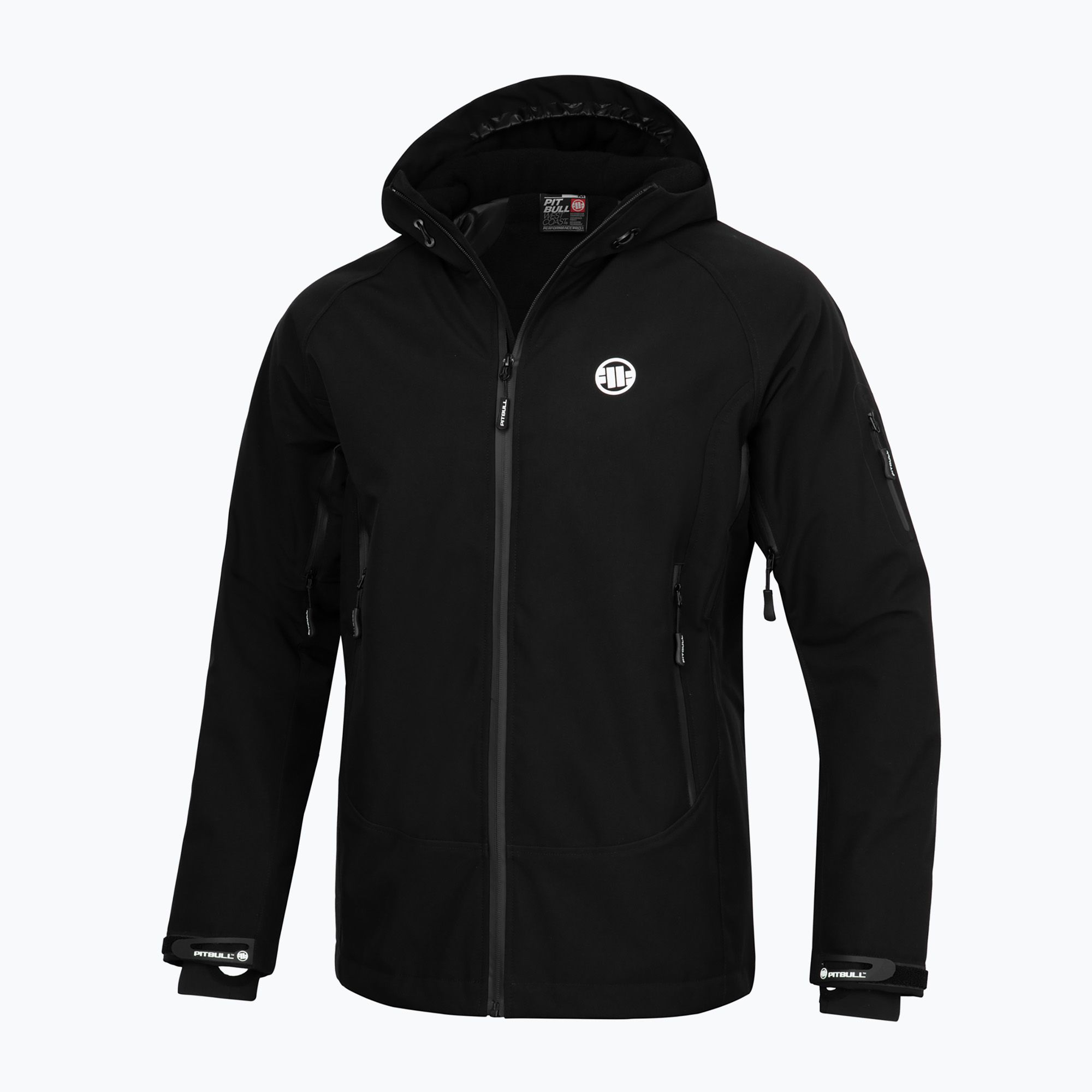 Kurtka softshell  męska Pitbull Rockfish Padded Hooded black 
