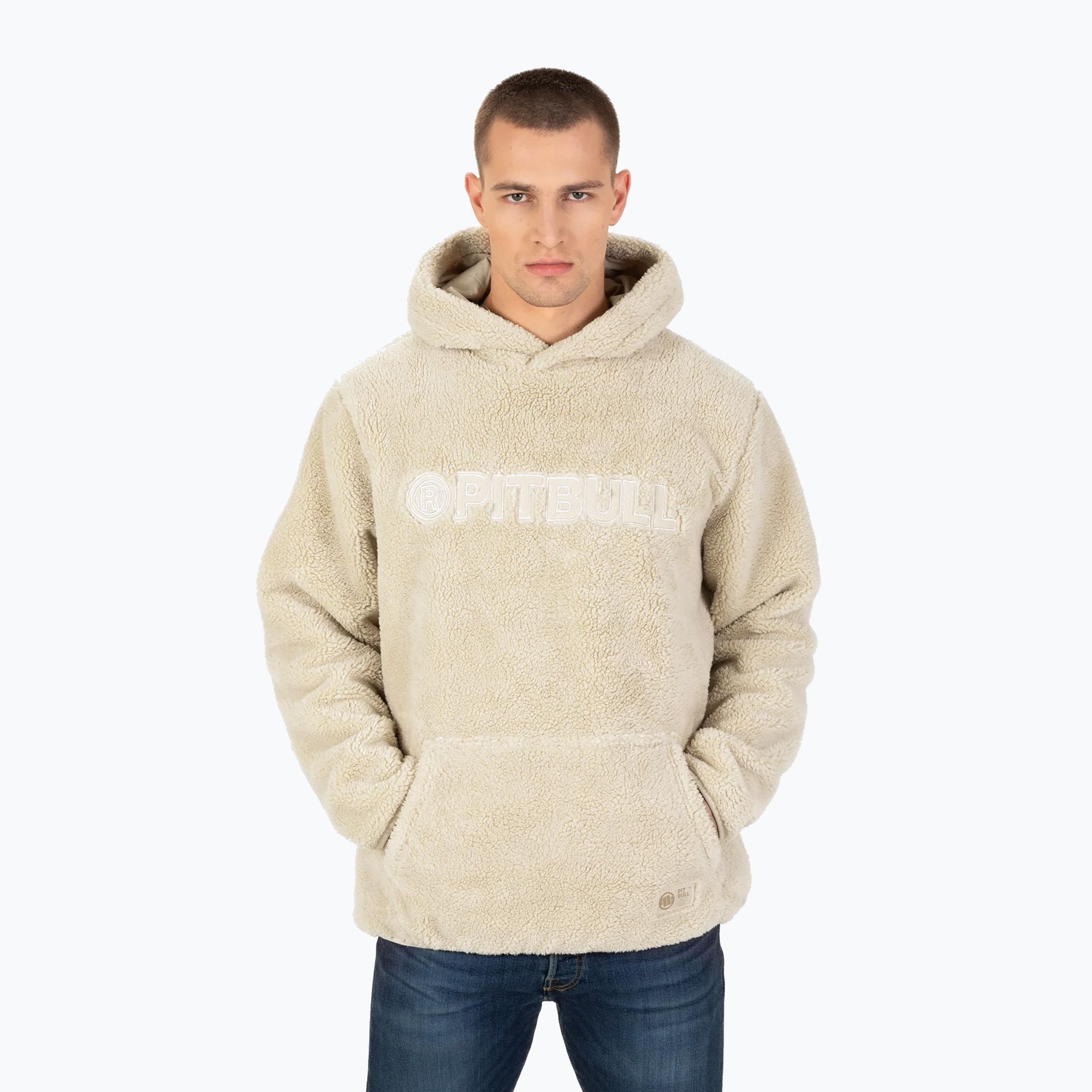 Bluza męska Pitbull Aragon Hooded beige 