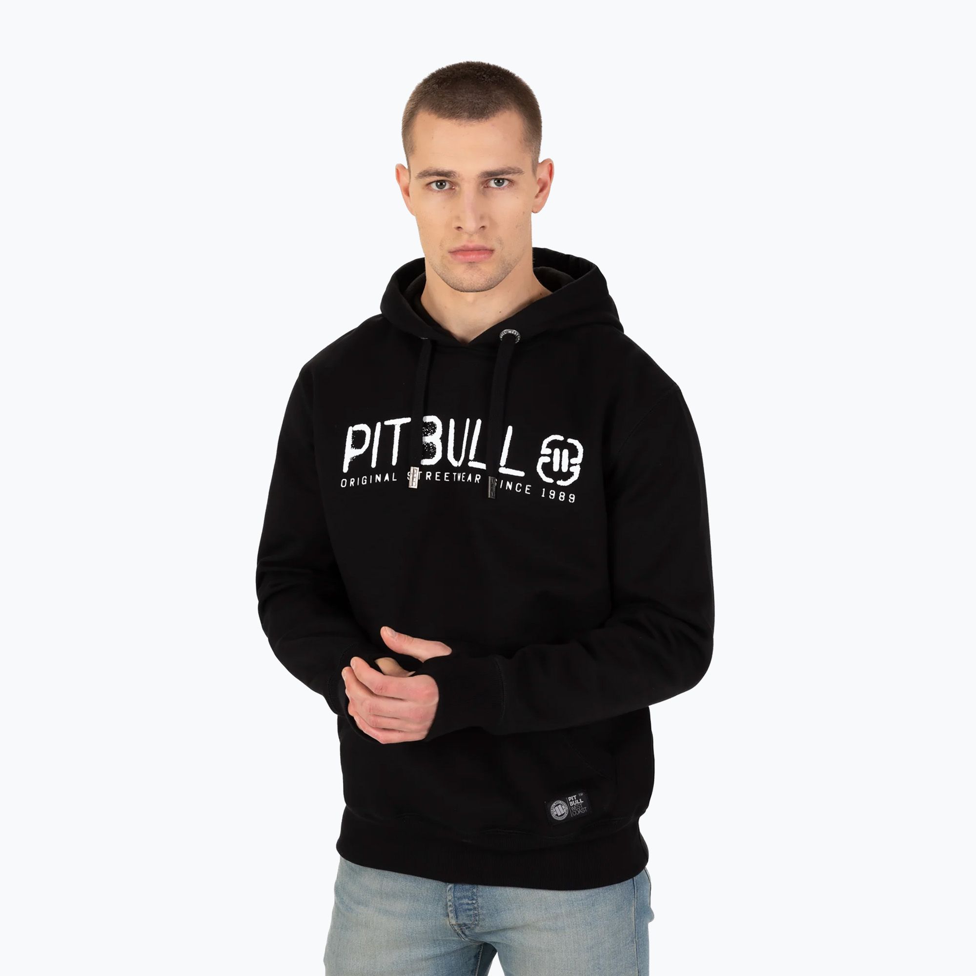 Bluza męska Pitbull Origin Hooded black 