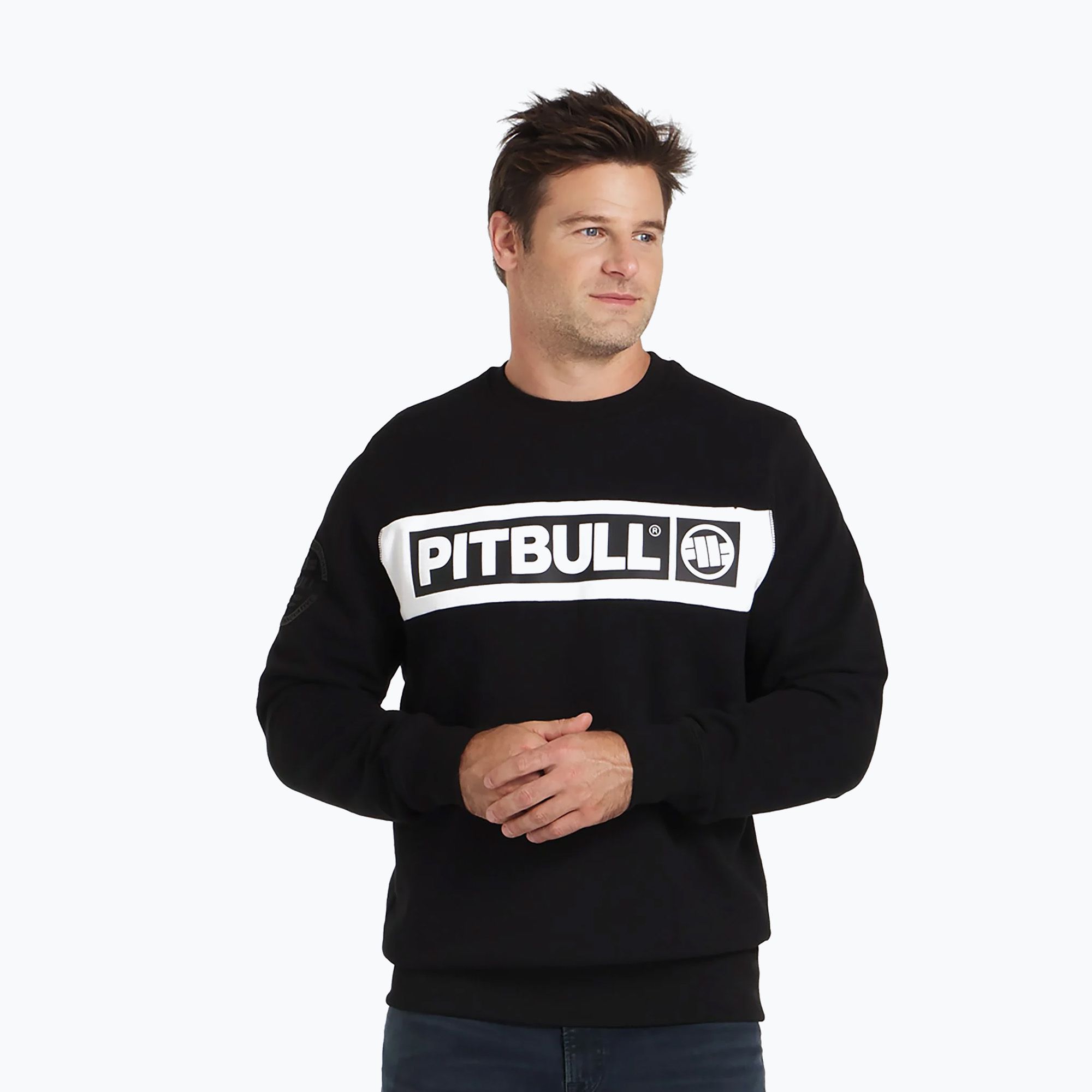 Bluza męska Pitbull Sherwood Crewneck black 