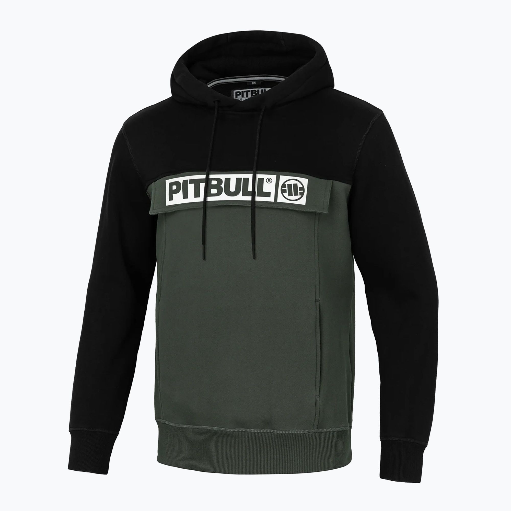 Bluza męska Pitbull Terry Group 2-Colors Hilltop Hooded black/olive 