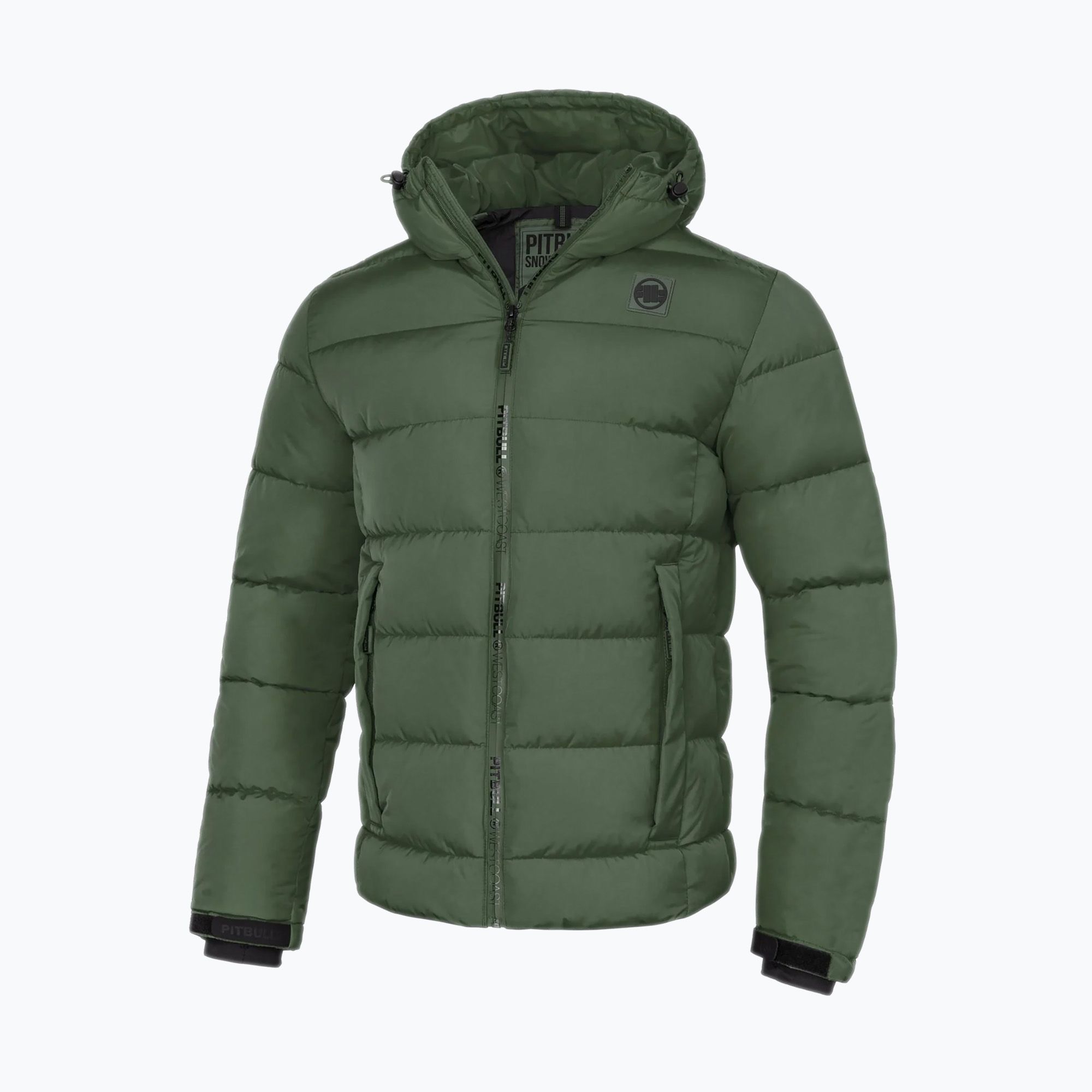Kurtka zimowa męska Pitbull Airway 5 Padded Hooded olive 