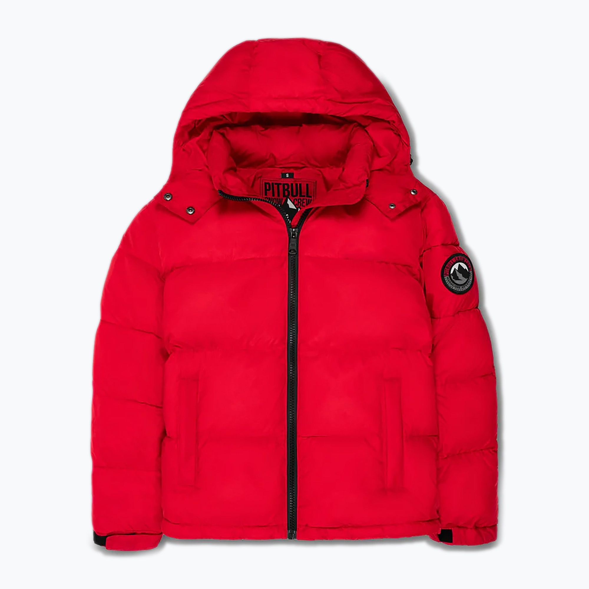 Kurtka zimowa damska Pitbull Cleo Quilted Hooded red 
