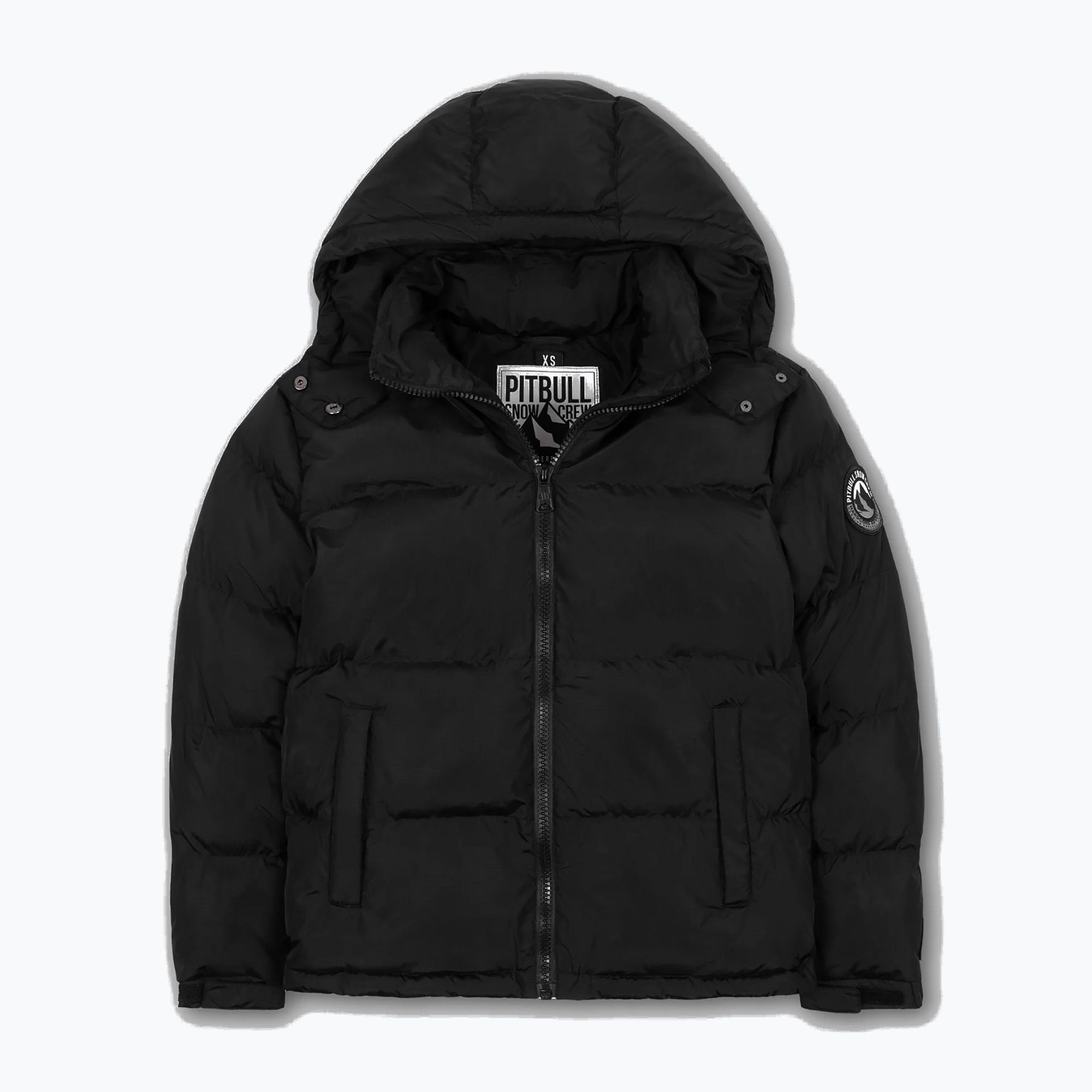 Kurtka zimowa damska Pitbull Cleo Quilted Hooded black 
