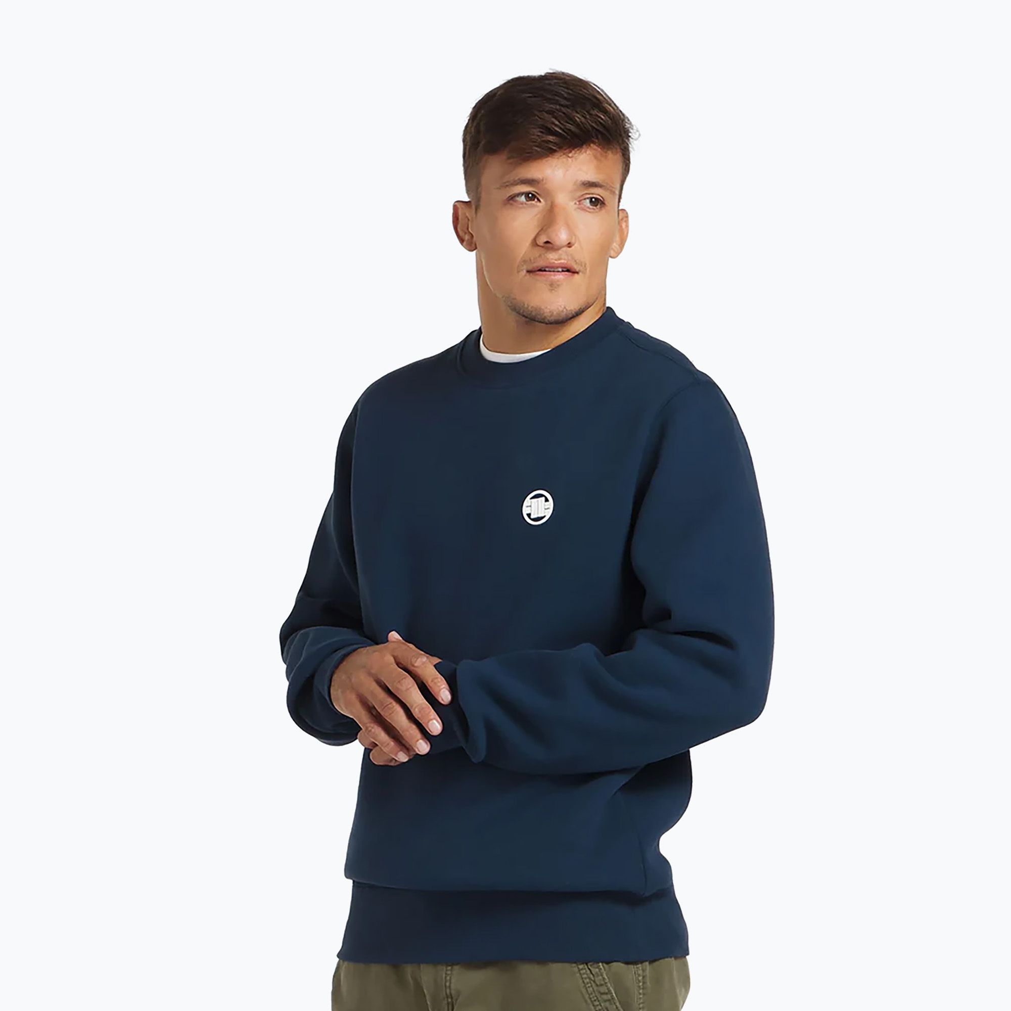 Bluza męska Pitbull Small Logo Crewneck navy 