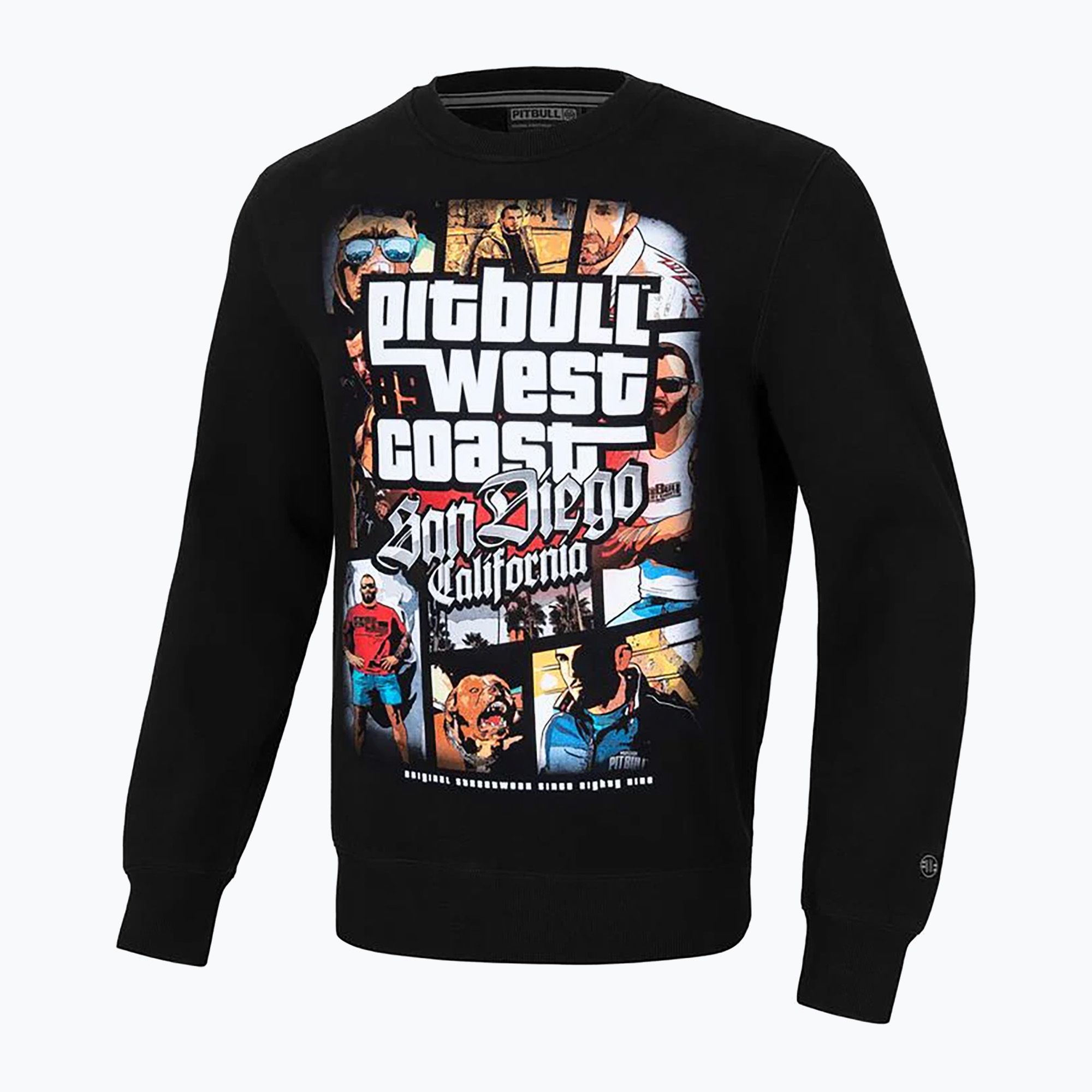 Bluza męska Pitbull Crewneck Most Wanted black 
