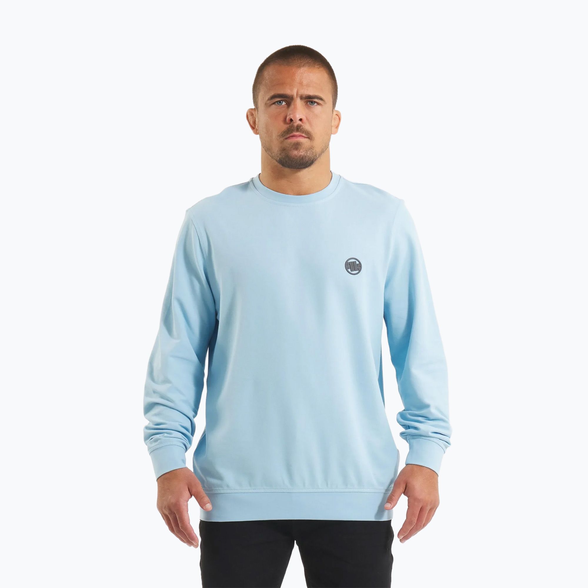 Longsleeve męski Pitbull Rockey light blue 