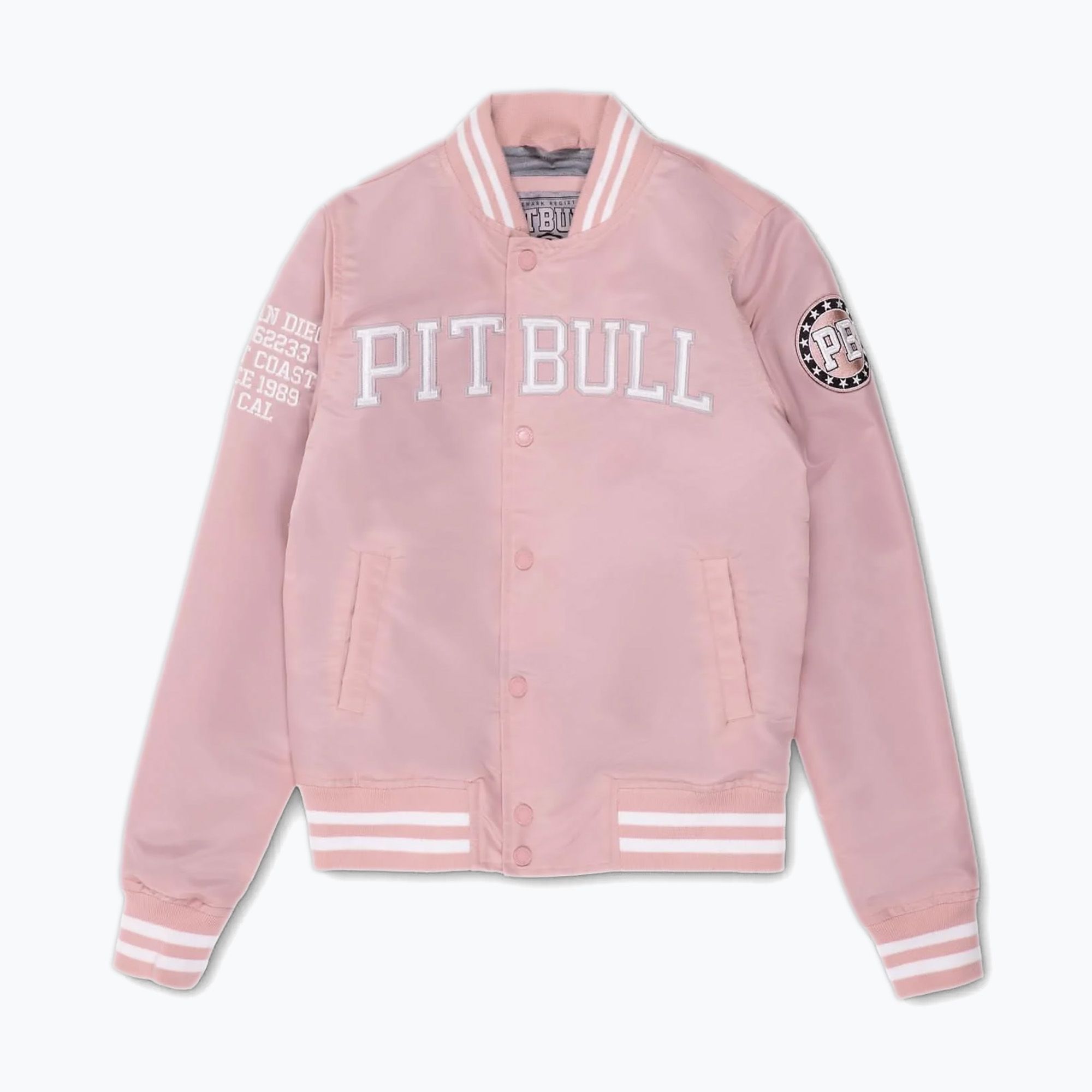 Kurtka damska Pitbull Tequila 3 Varsity light pink 