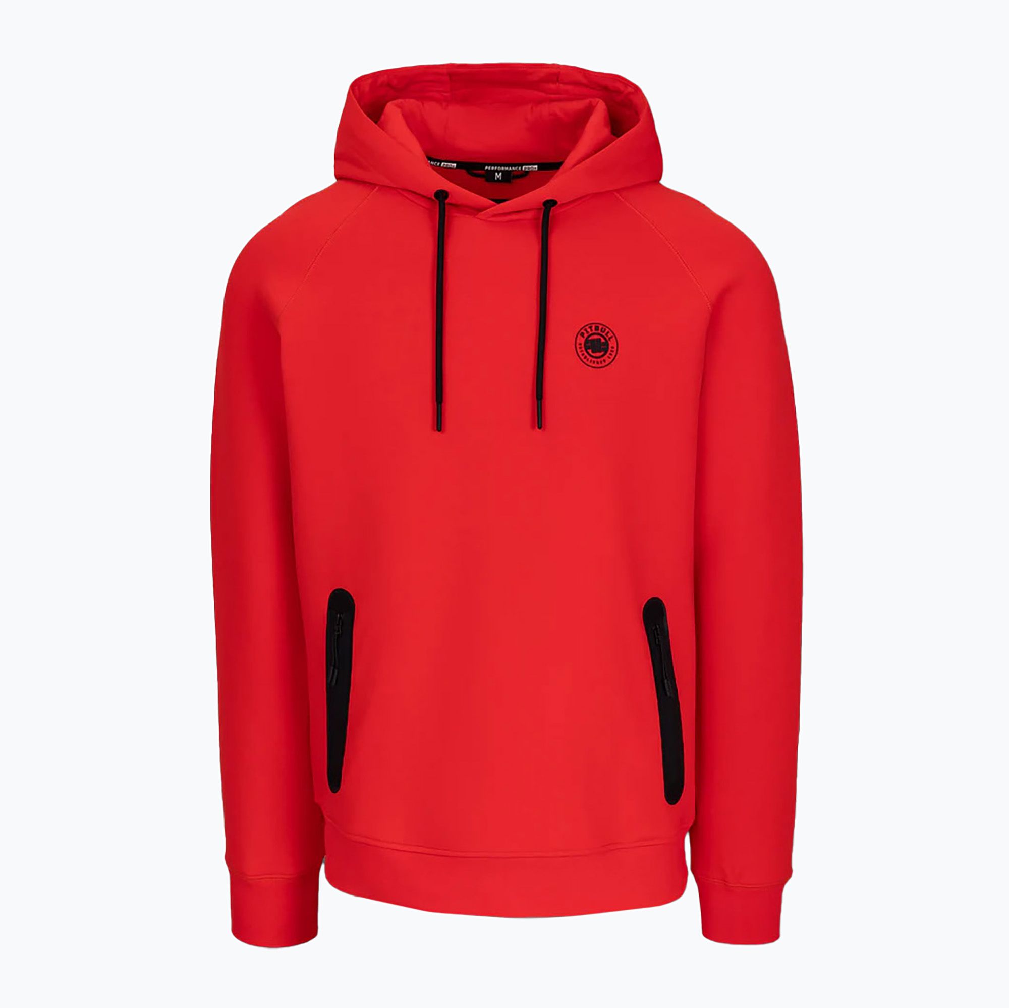 Bluza męska Pitbull Dogwood Hooded Sweatshirt fluo/red 